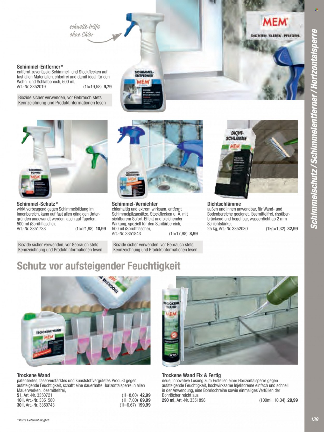 toom Baumarkt Prospekte  - 21.03.2022 - 30.06.2022. Seite 139