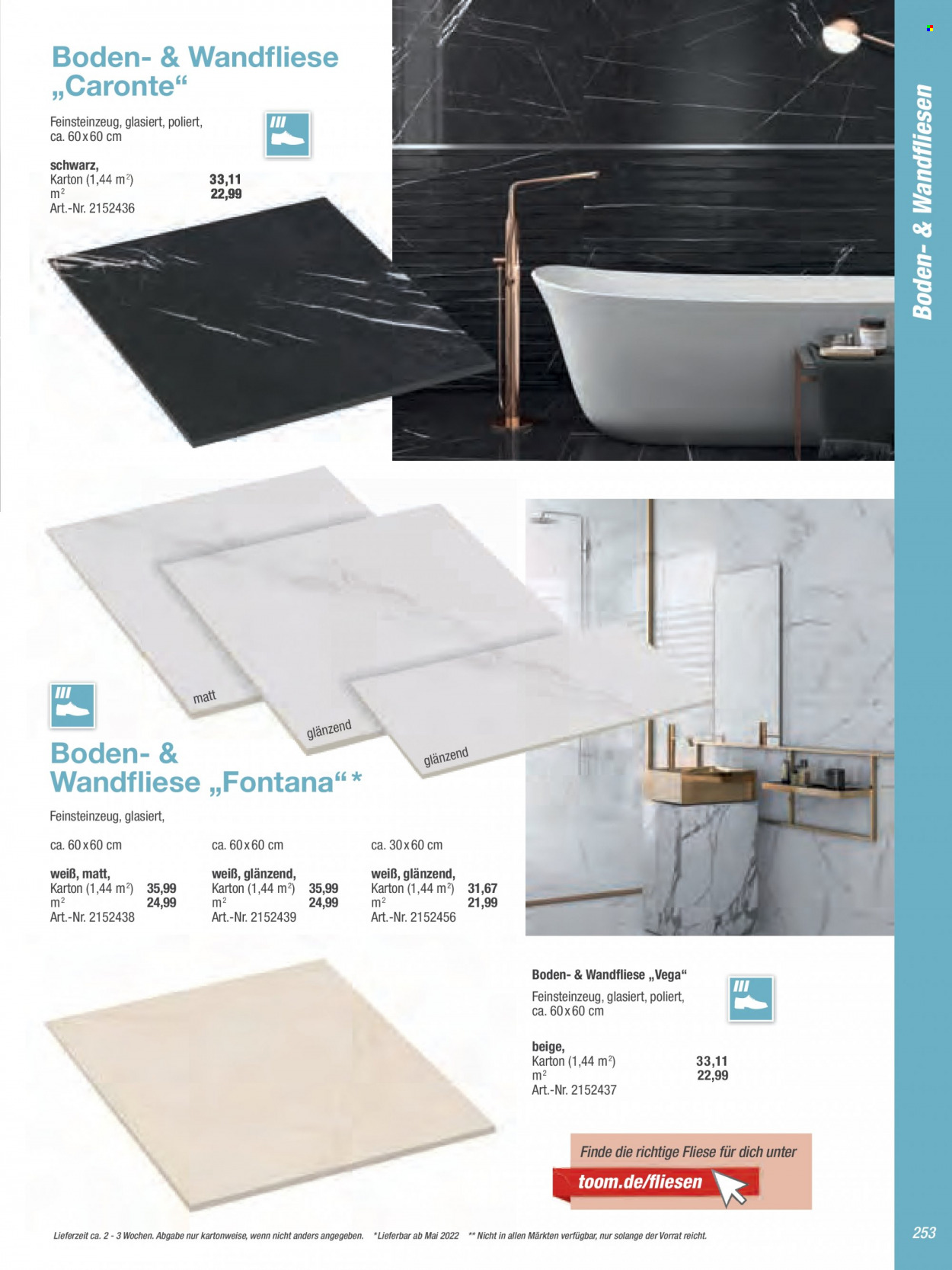 toom Baumarkt Prospekte  - 21.03.2022 - 30.06.2022. Seite 253
