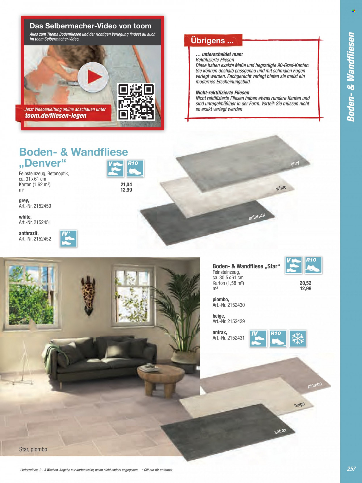 toom Baumarkt Prospekte  - 21.03.2022 - 30.06.2022. Seite 257