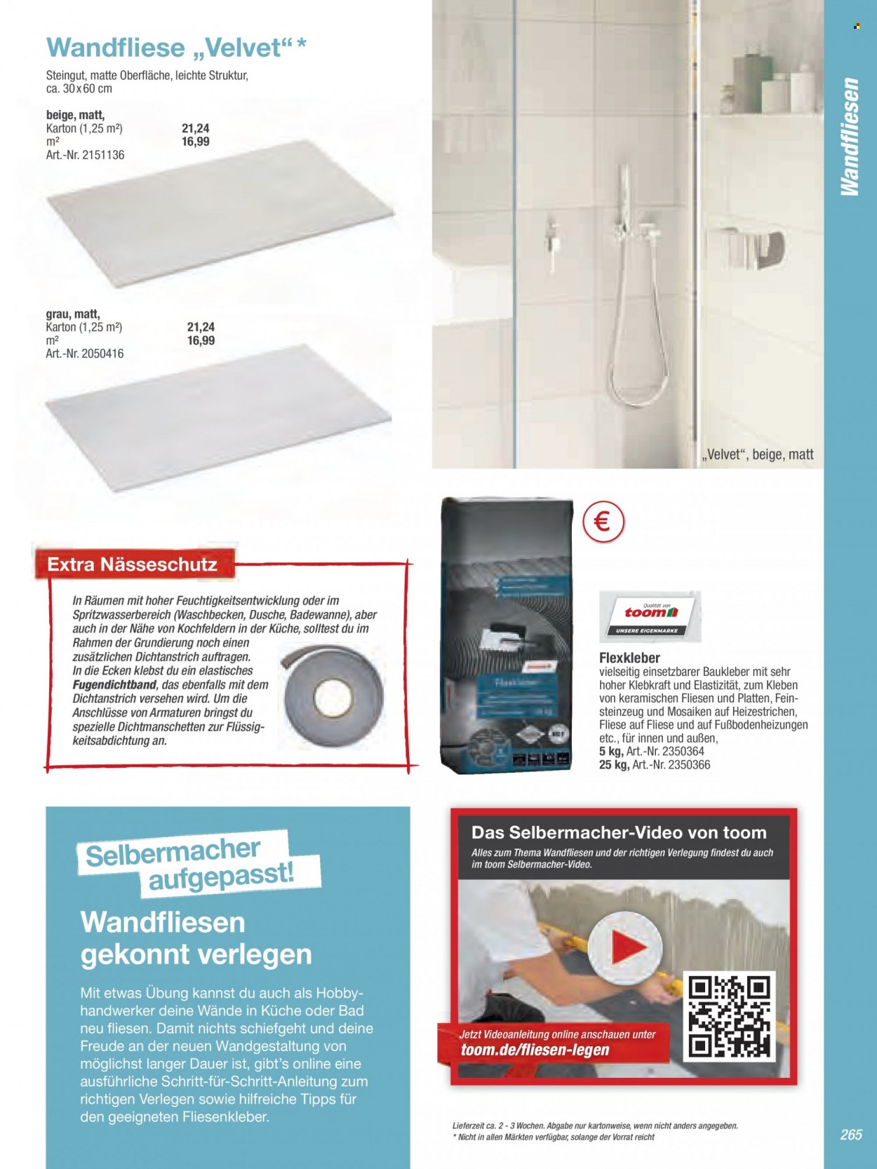 toom Baumarkt Prospekte  - 21.03.2022 - 30.06.2022. Seite 265