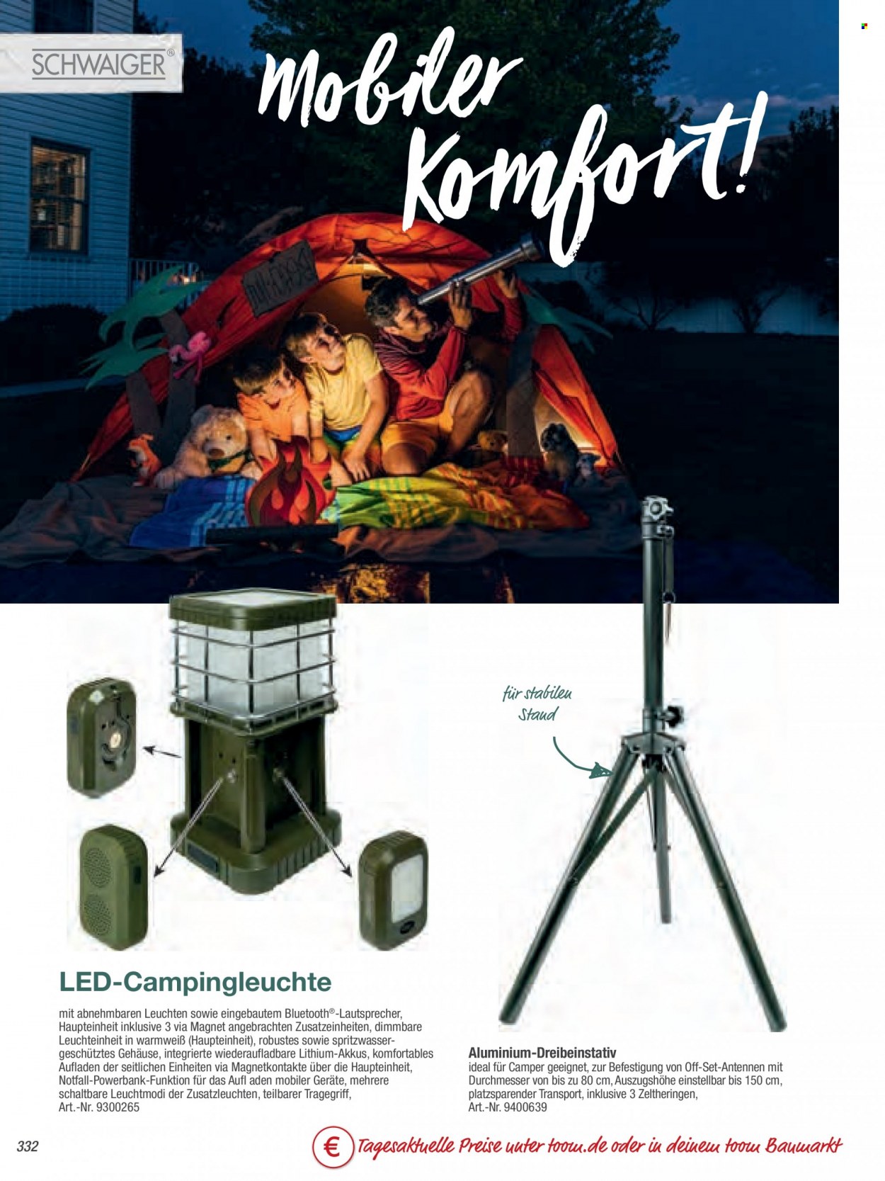 toom Baumarkt Prospekte  - 21.03.2022 - 30.06.2022. Seite 332