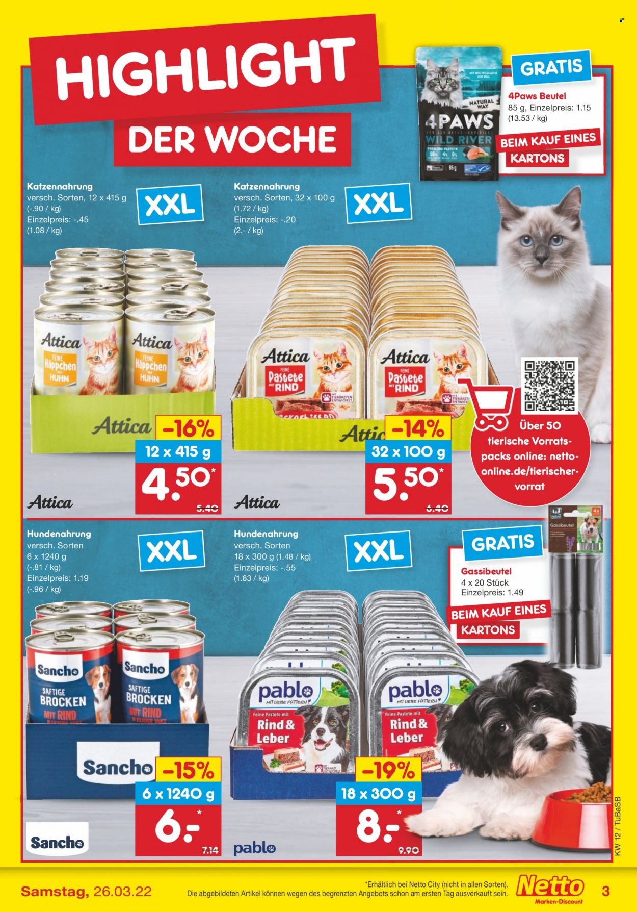 Netto Marken-Discount Prospekte  - 21.03.2022 - 26.03.2022. Seite 3
