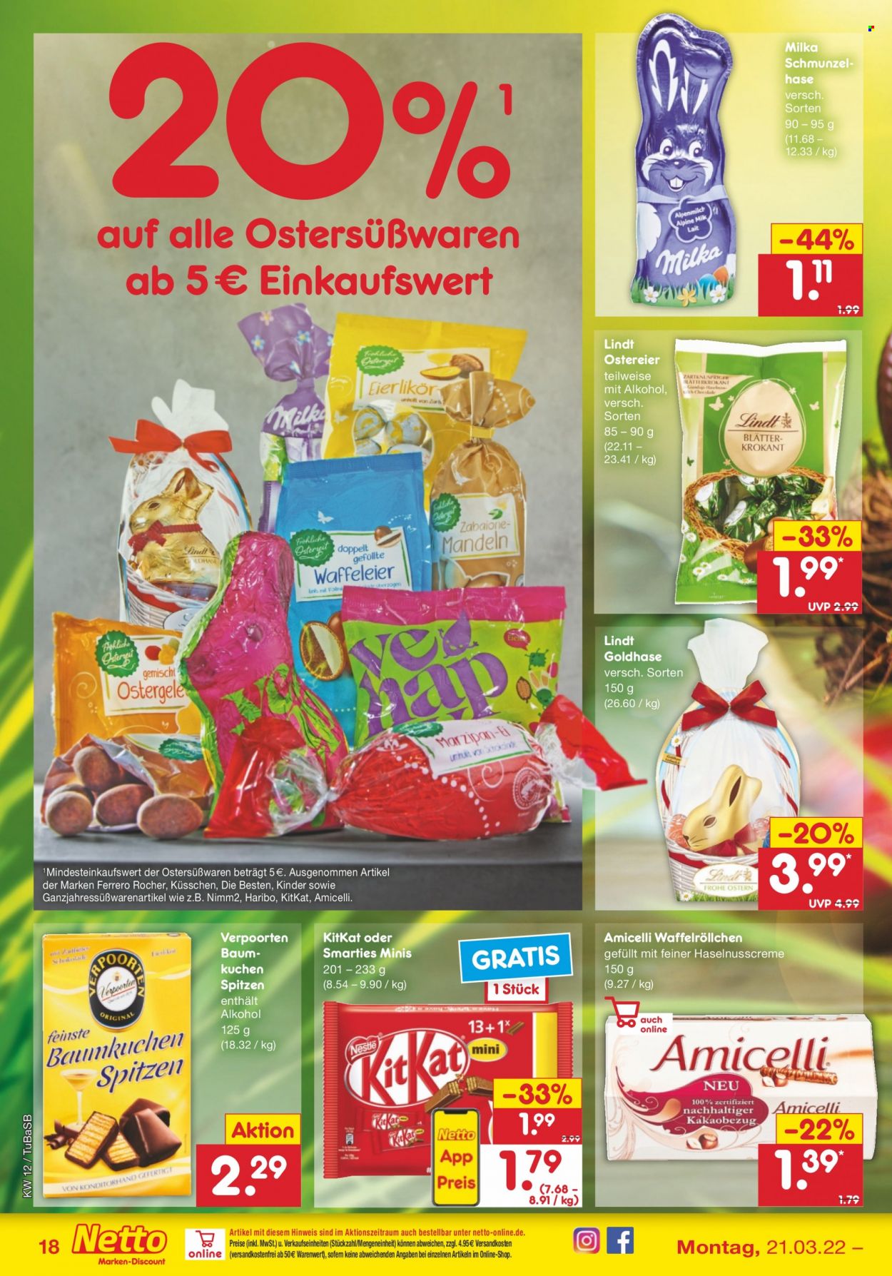 Netto Marken-Discount Prospekte  - 21.03.2022 - 26.03.2022. Seite 18