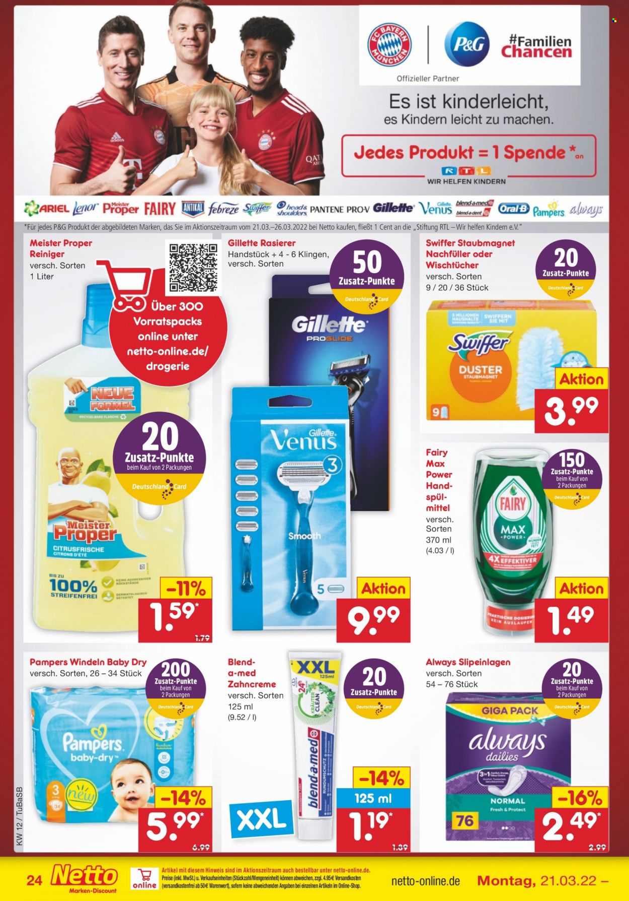 Netto Marken-Discount Prospekte  - 21.03.2022 - 26.03.2022. Seite 24