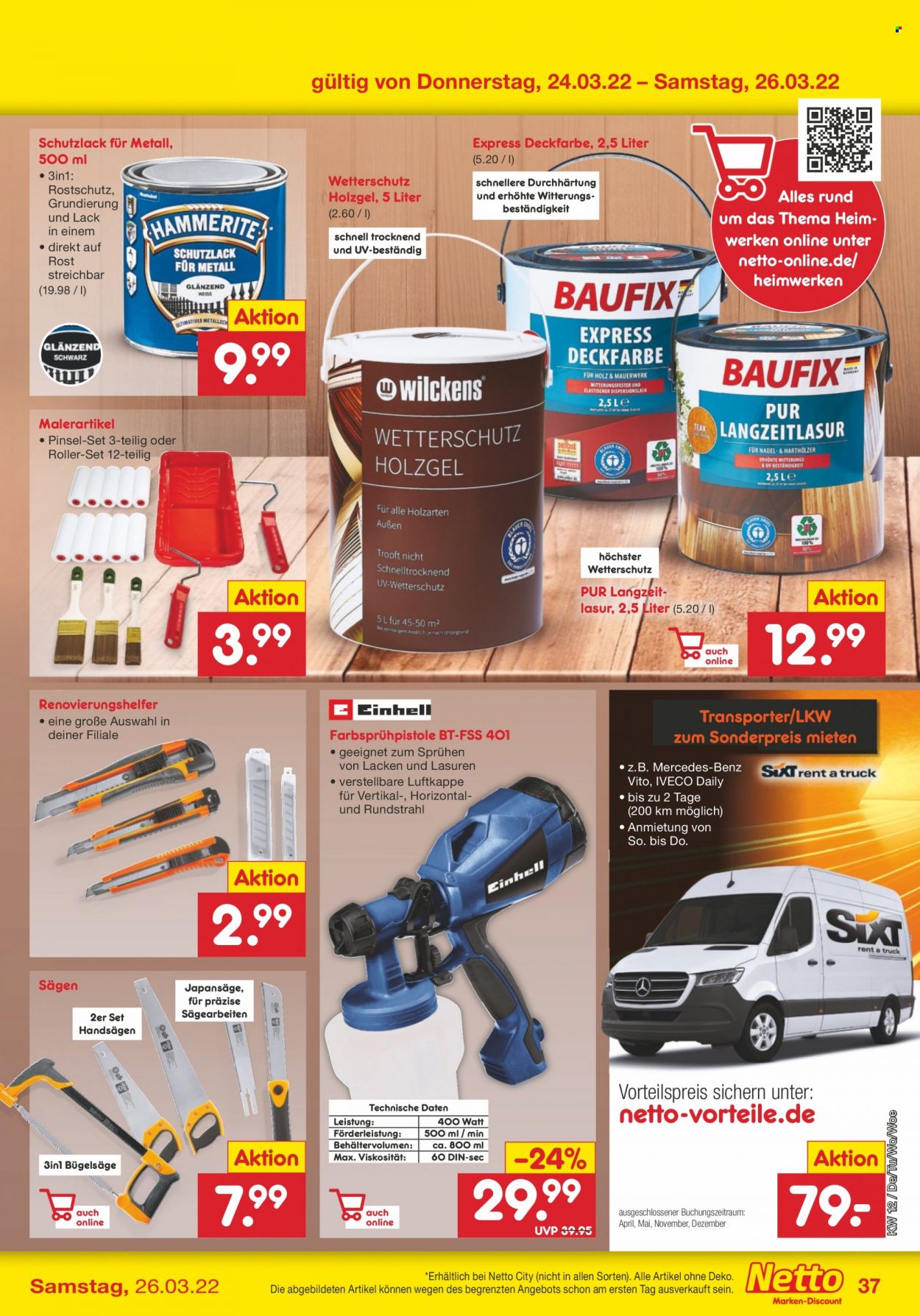 Netto Marken-Discount Prospekte  - 21.03.2022 - 26.03.2022. Seite 37