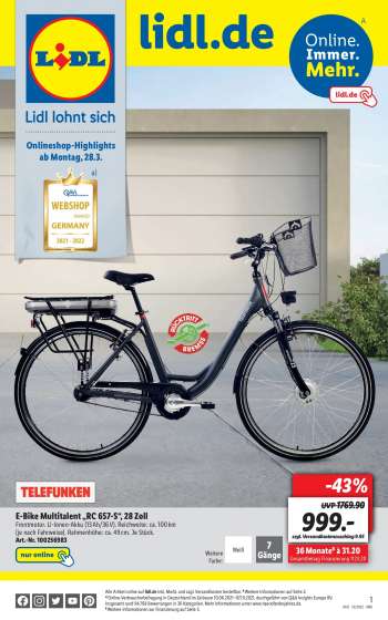 Prospekte Lidl - 28.03.2022 - 2.04.2022.