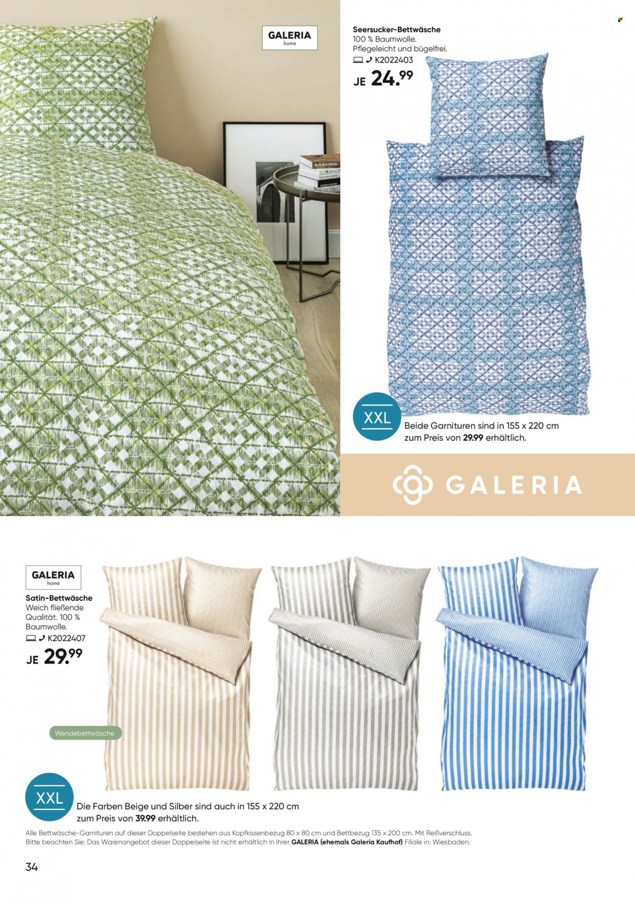 GALERIA Karstadt Kaufhof Prospekte  - 23.03.2022 - 29.03.2022. Seite 34