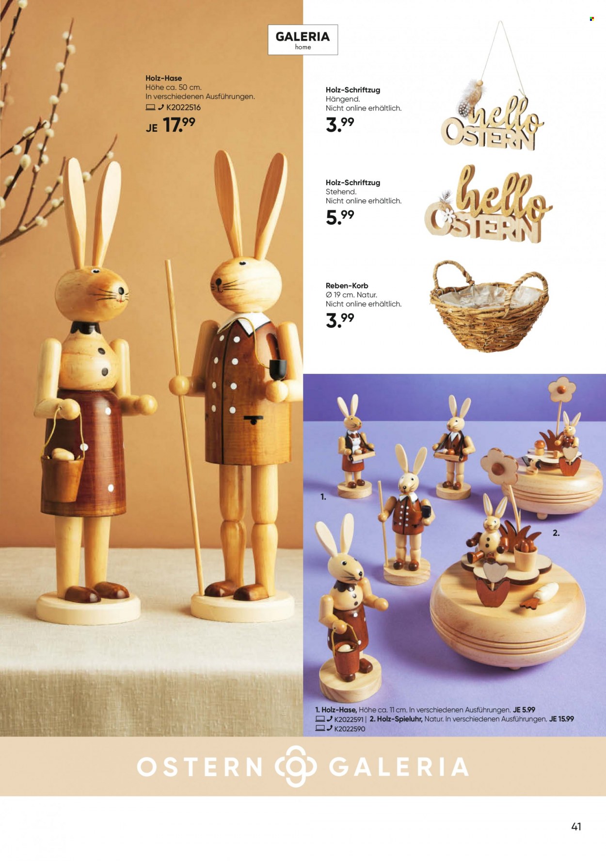 GALERIA Karstadt Kaufhof Prospekte  - 23.03.2022 - 29.03.2022. Seite 41
