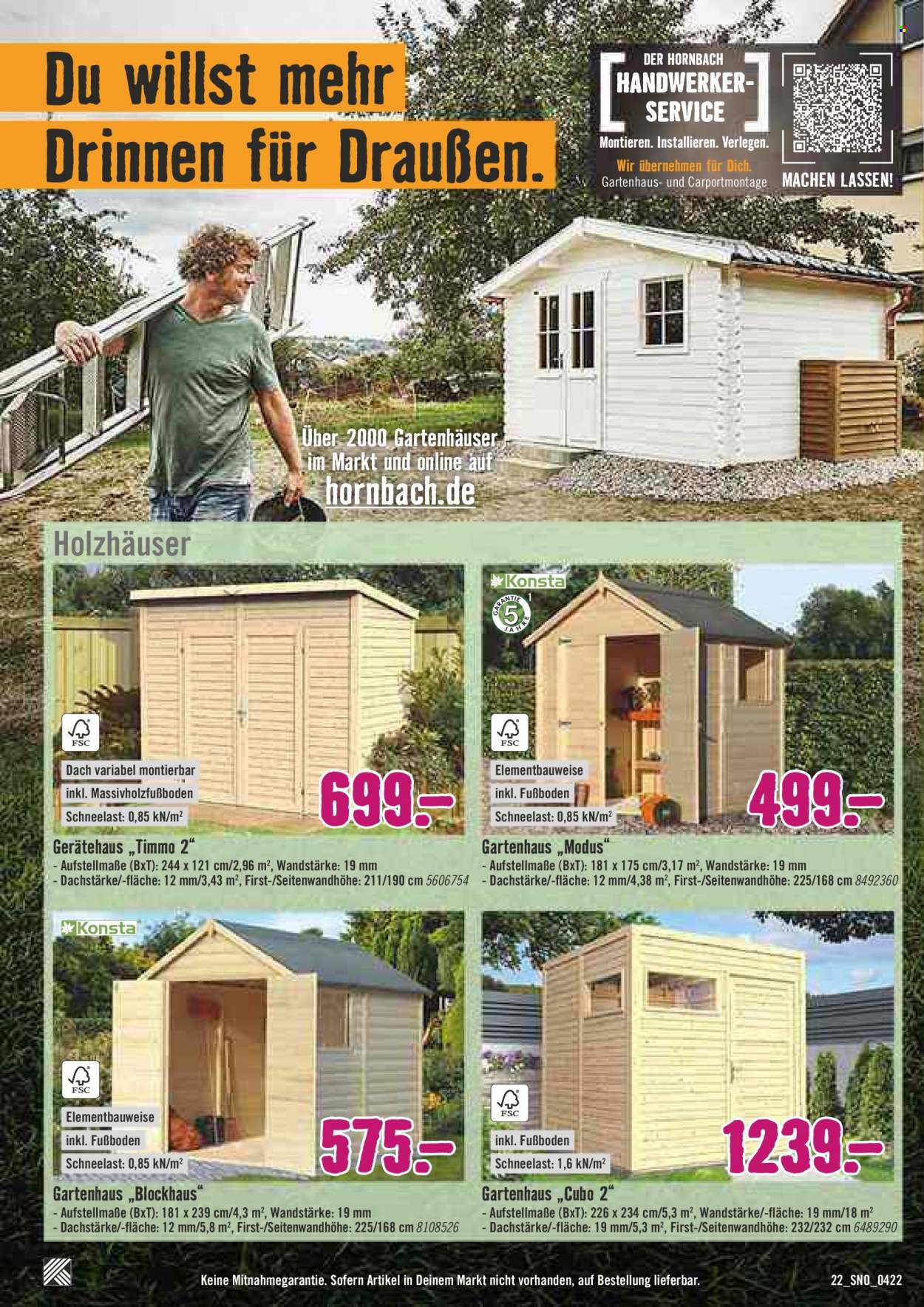 Hornbach Prospekte  - 23.03.2022 - 20.04.2022. Seite 22