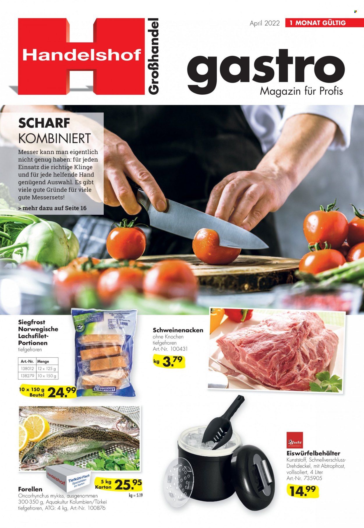 Handelshof Prospekte  - 1.04.2022 - 30.04.2022. Seite 1