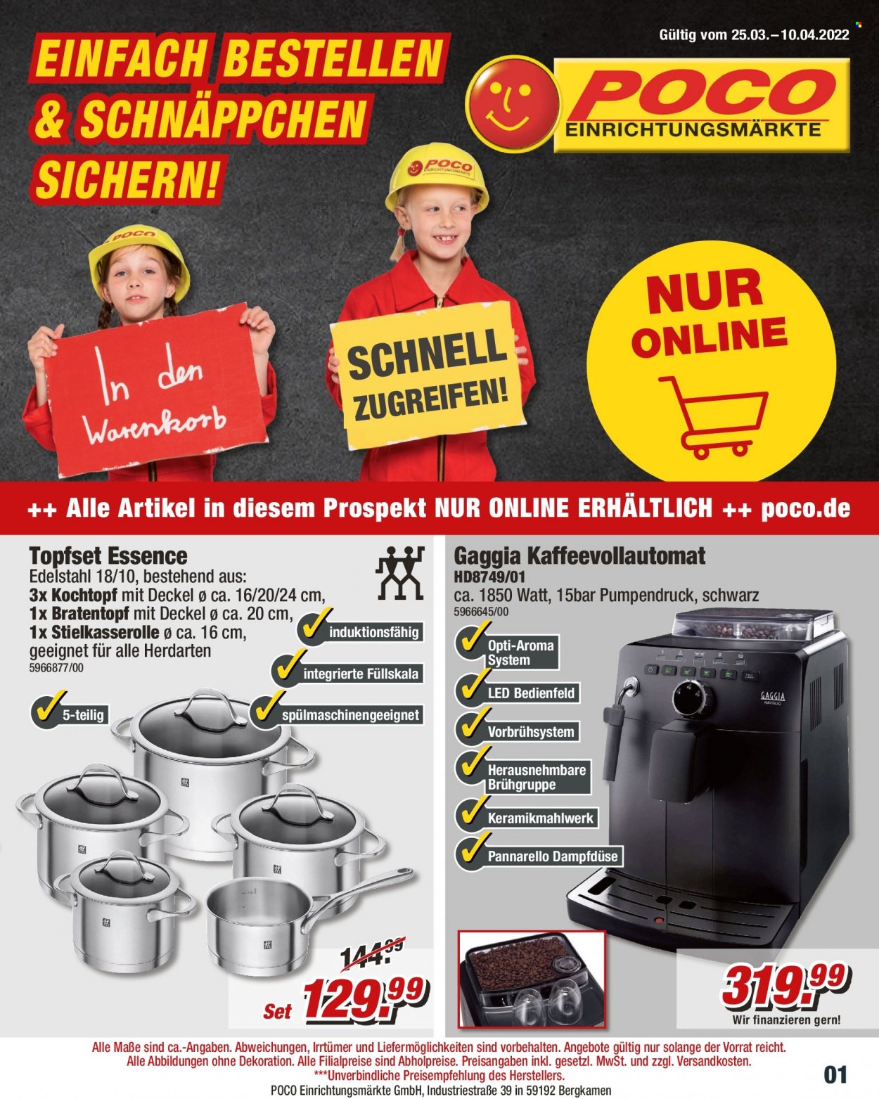 Poco Prospekte  - 25.03.2022 - 10.04.2022. Seite 1