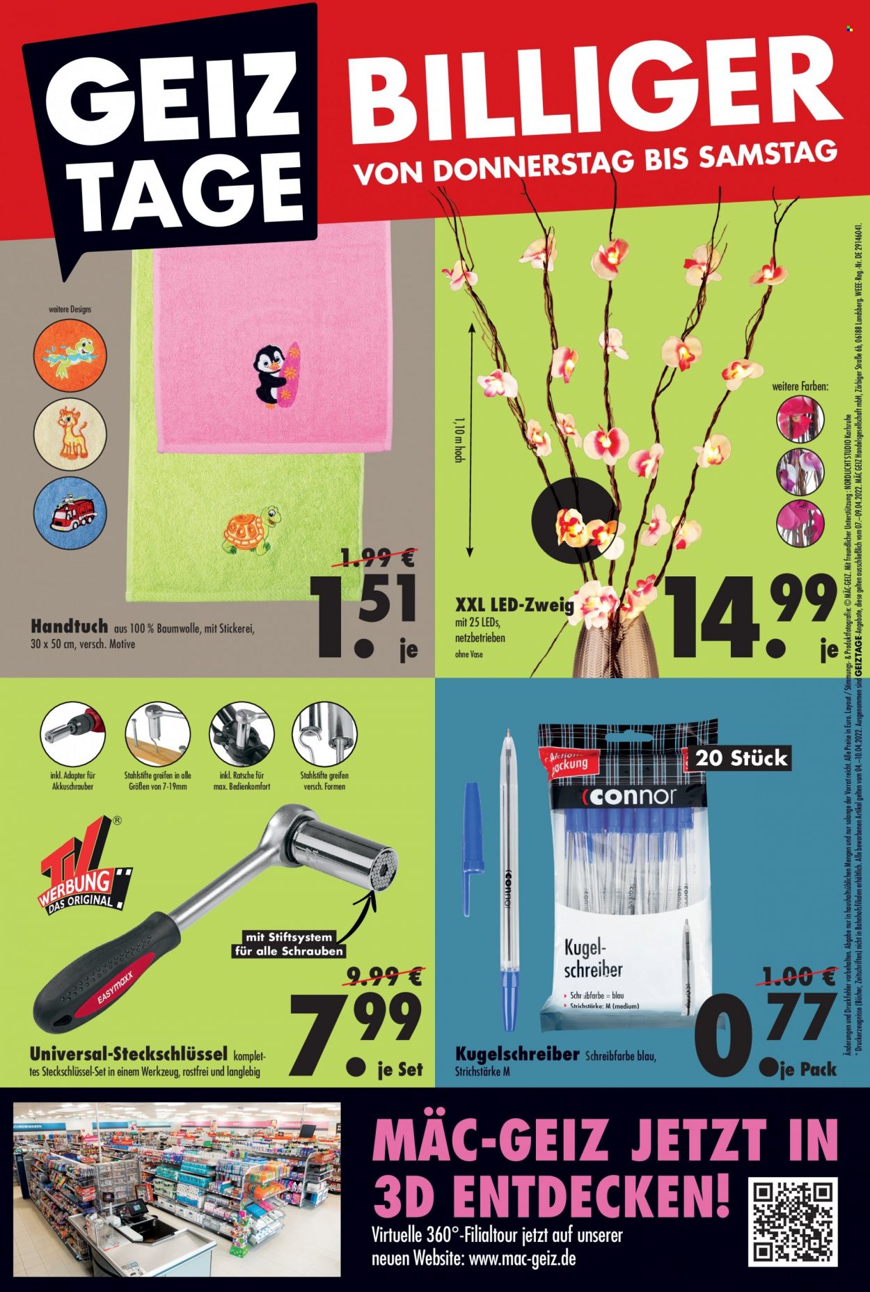 Mäc-Geiz Prospekte  - 4.04.2022 - 9.04.2022. Seite 14