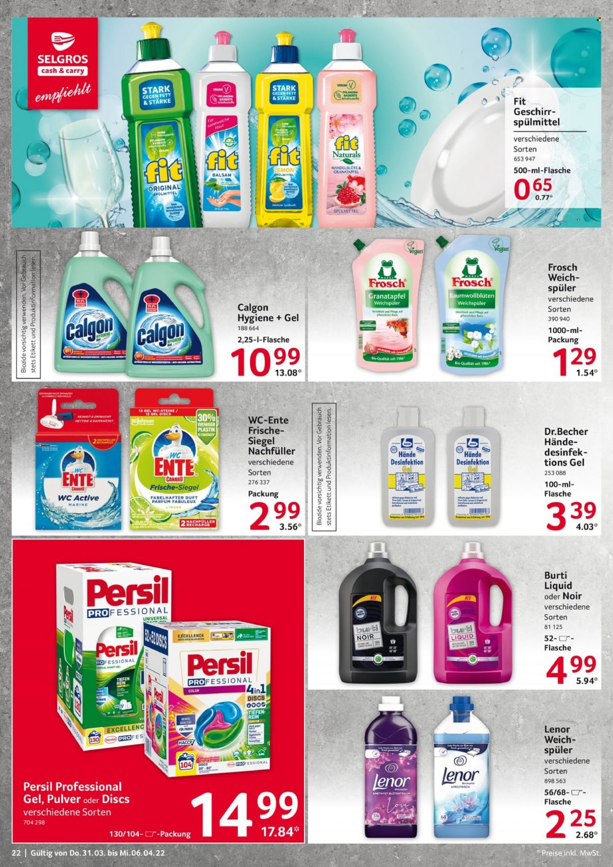 Selgros Prospekte  - 31.03.2022 - 6.04.2022. Seite 22