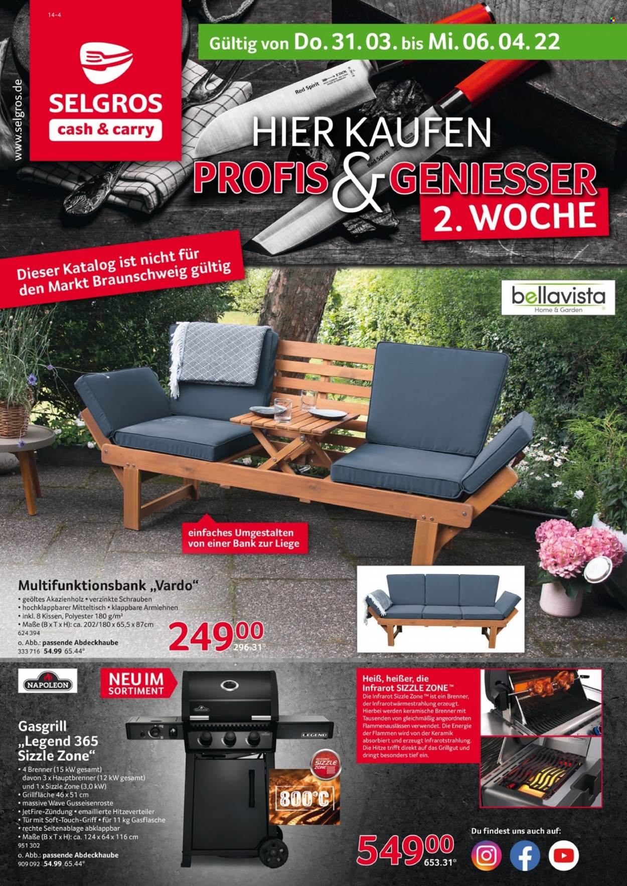 Selgros Prospekte  - 31.03.2022 - 6.04.2022. Seite 1