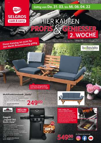 Prospekte Selgros - 31.03.2022 - 6.04.2022.