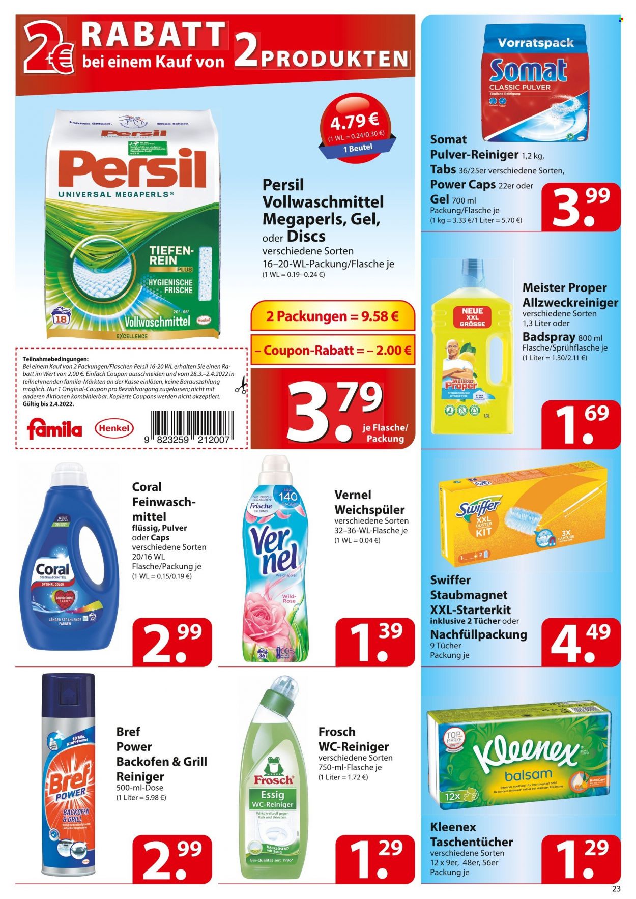 famila Prospekte  - 28.03.2022 - 2.04.2022. Seite 23