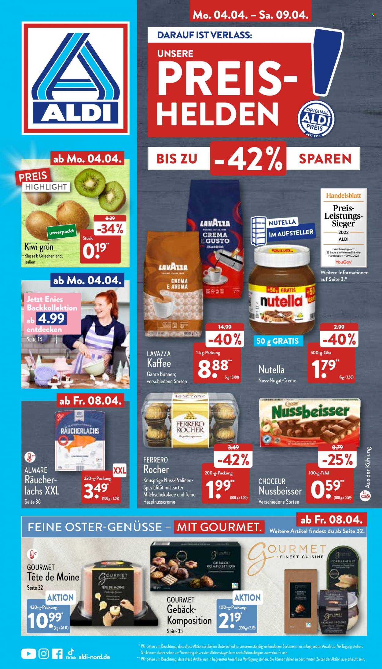 ALDI Nord Prospekte  - 4.04.2022 - 9.04.2022. Seite 1