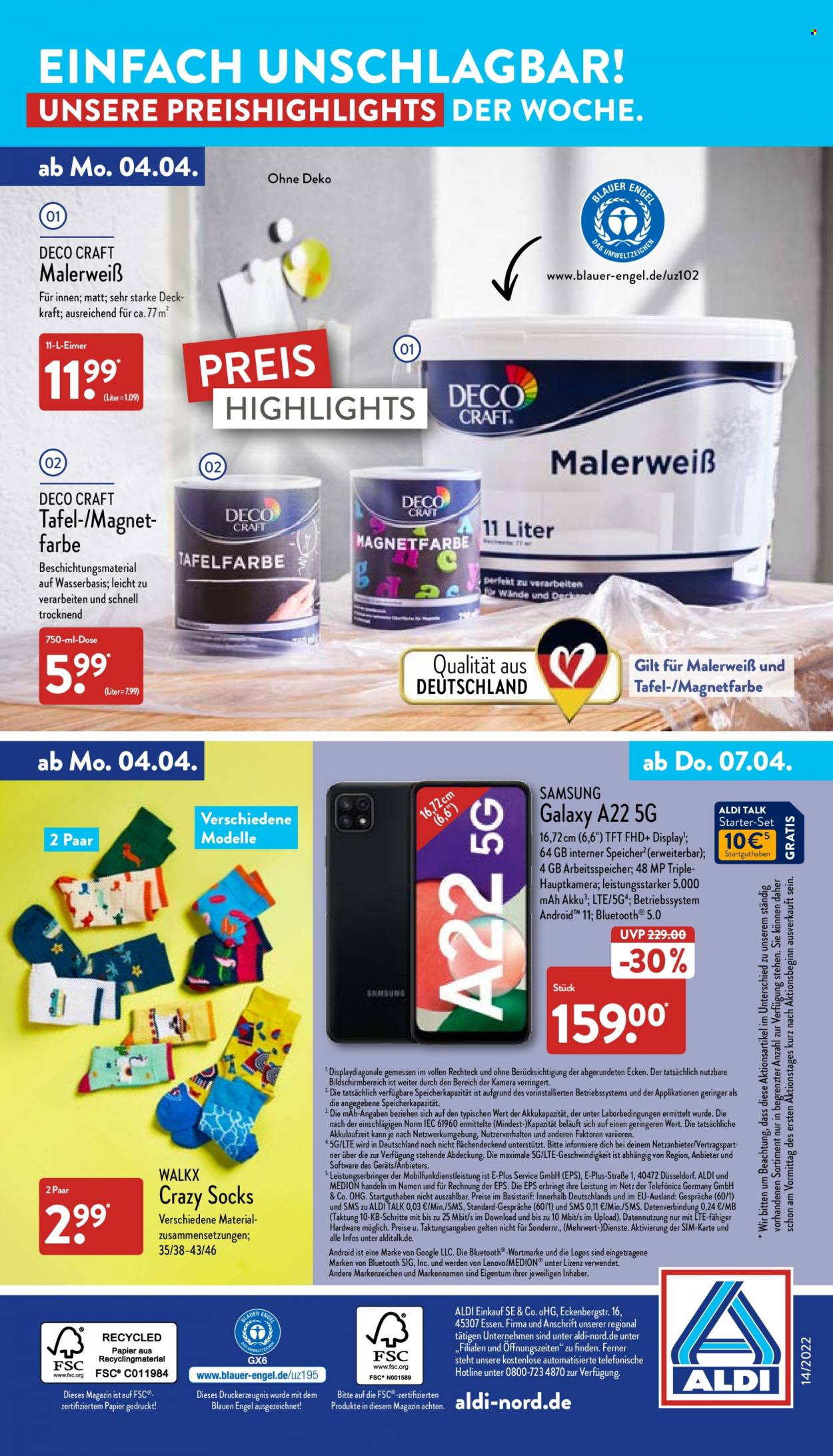 ALDI Nord Prospekte  - 4.04.2022 - 9.04.2022. Seite 40