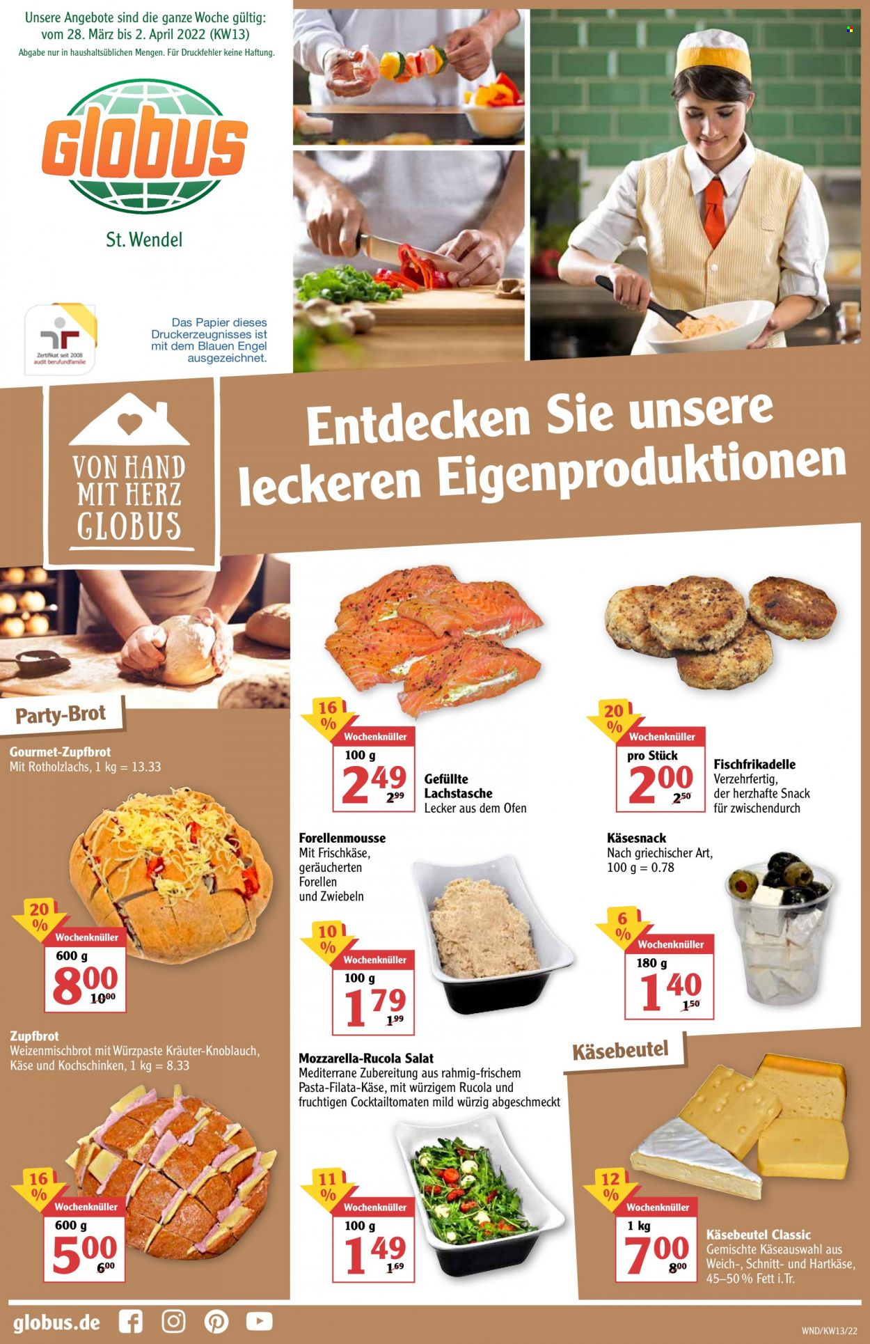 Globus Prospekte  - 28.03.2022 - 2.04.2022. Seite 1