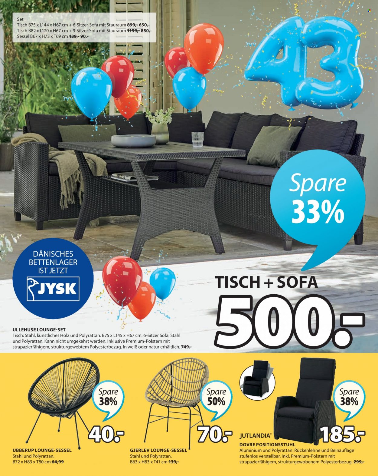 JYSK Prospekte  - 27.03.2022 - 2.04.2022. Seite 5