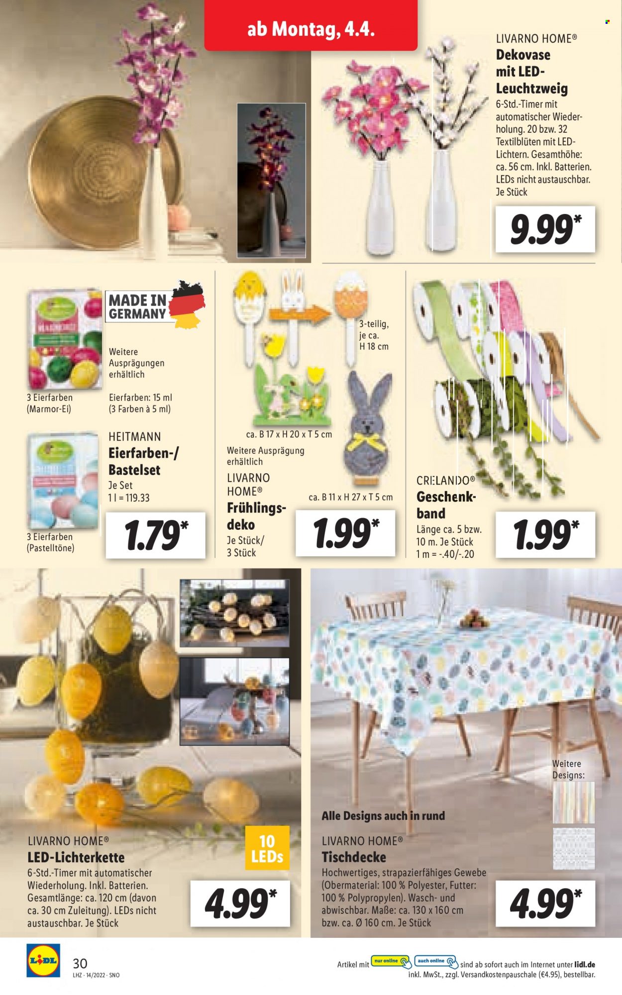 Lidl Prospekte  - 4.04.2022 - 9.04.2022. Seite 30