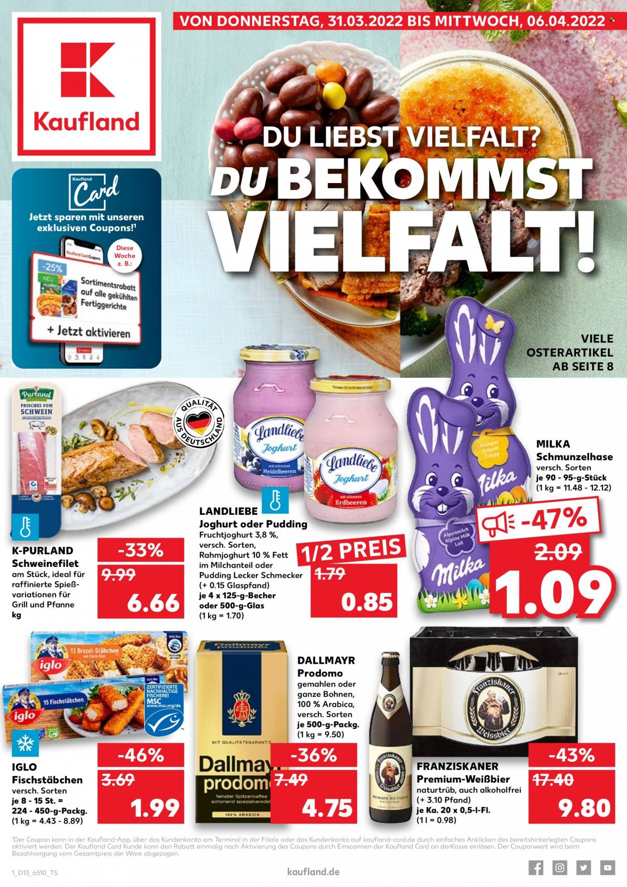 Kaufland Prospekte  - 31.03.2022 - 6.04.2022. Seite 1