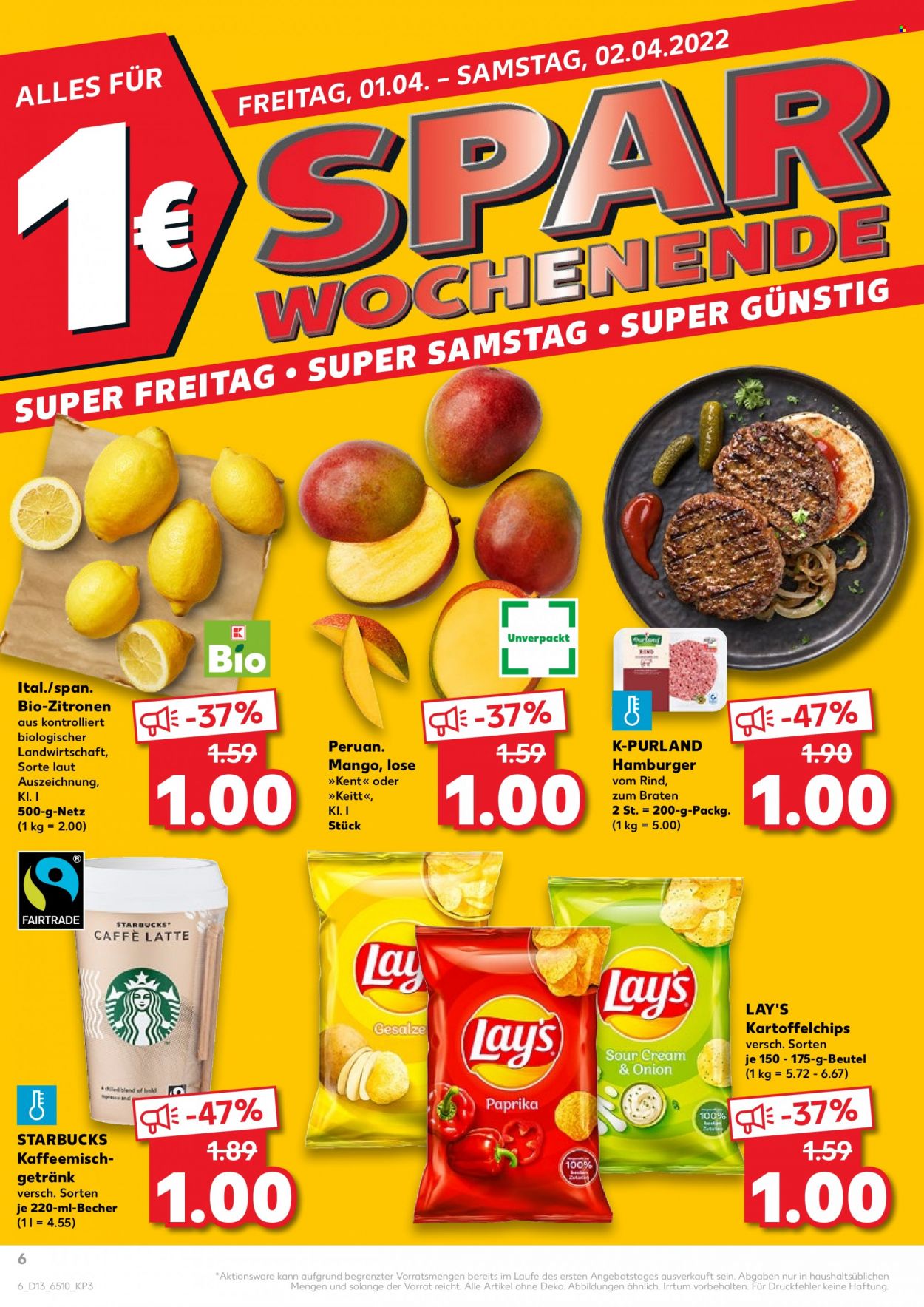 Kaufland Prospekte  - 31.03.2022 - 6.04.2022. Seite 6