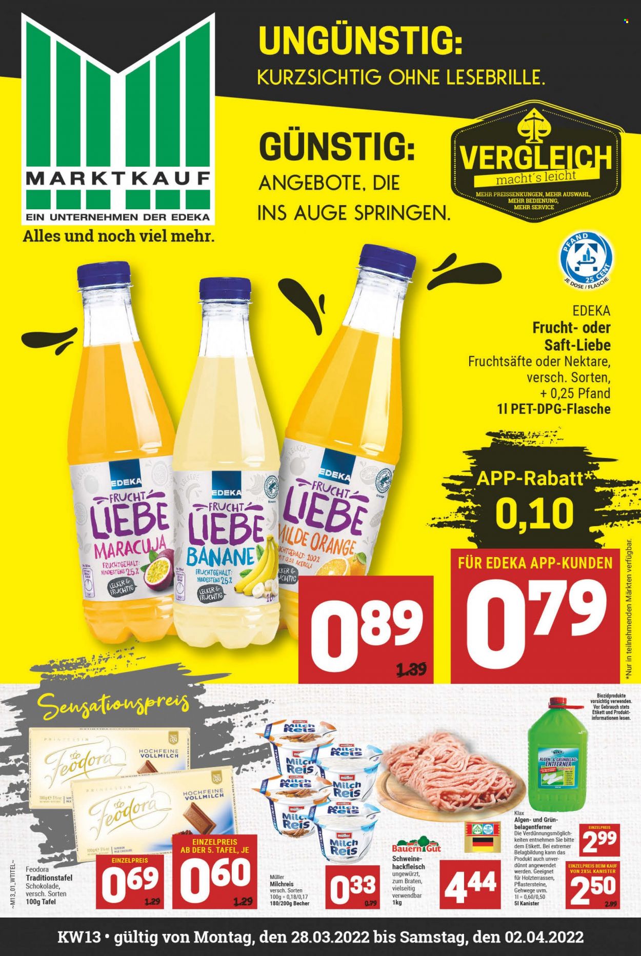 Marktkauf Prospekte  - 28.03.2022 - 2.04.2022. Seite 1