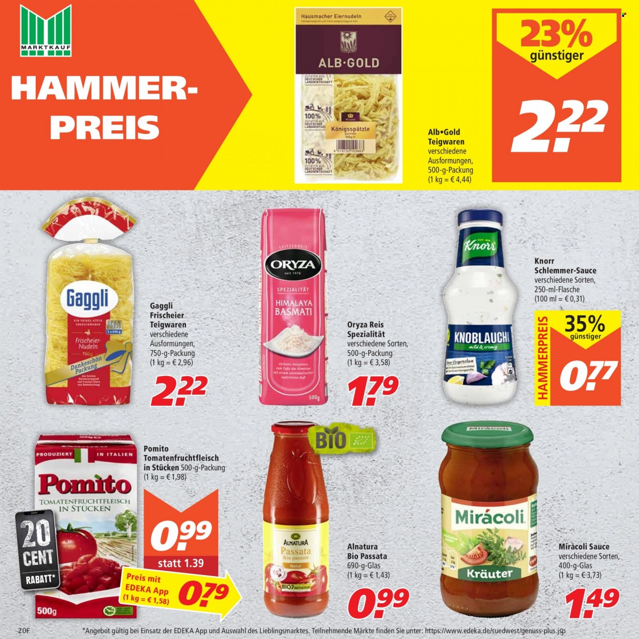 Marktkauf Prospekte  - 28.03.2022 - 2.04.2022. Seite 20