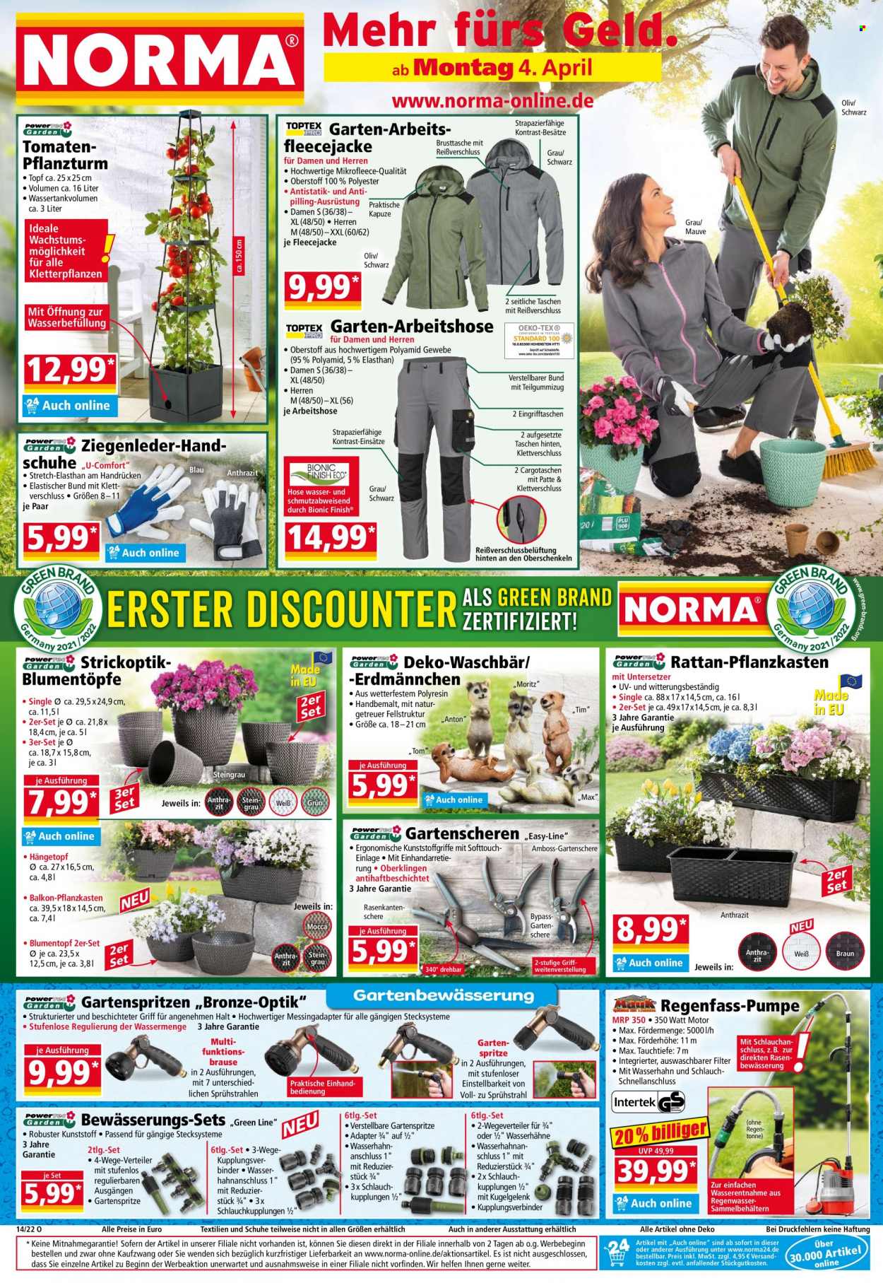 Norma Prospekte  - 4.04.2022 - 10.04.2022. Seite 1