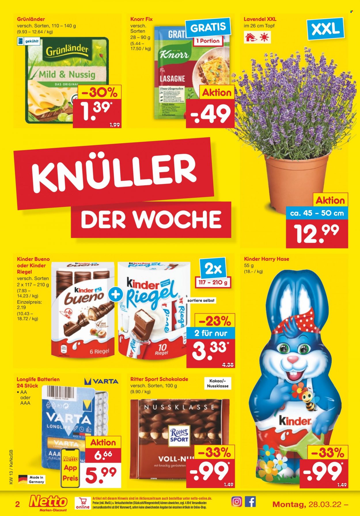 Netto Marken-Discount Prospekte  - 28.03.2022 - 2.04.2022. Seite 2