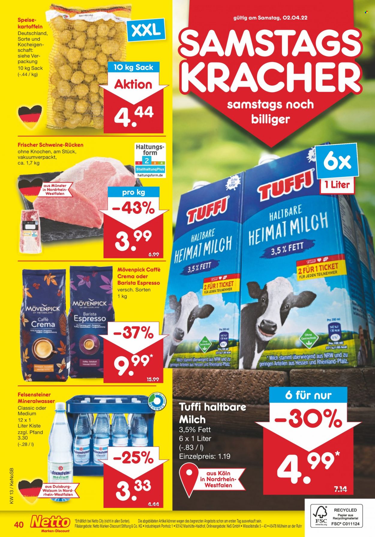 Netto Marken-Discount Prospekte  - 28.03.2022 - 2.04.2022. Seite 40