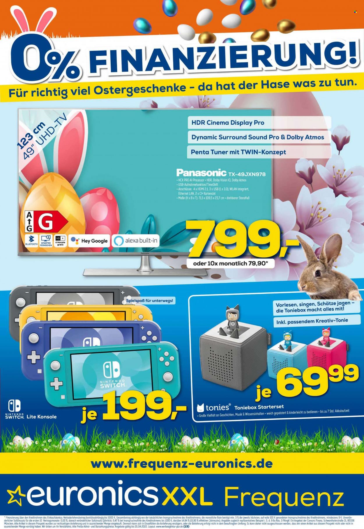 Euronics Prospekte  - 30.03.2022 - 5.04.2022. Seite 1