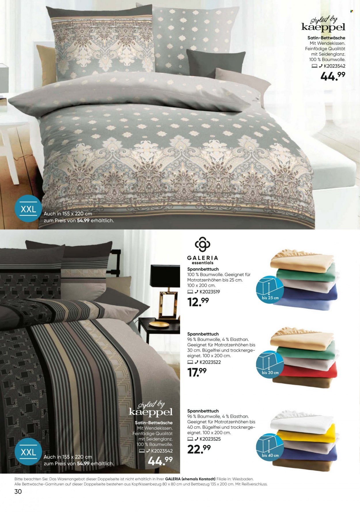 GALERIA Karstadt Kaufhof Prospekte  - 30.03.2022 - 5.04.2022. Seite 30