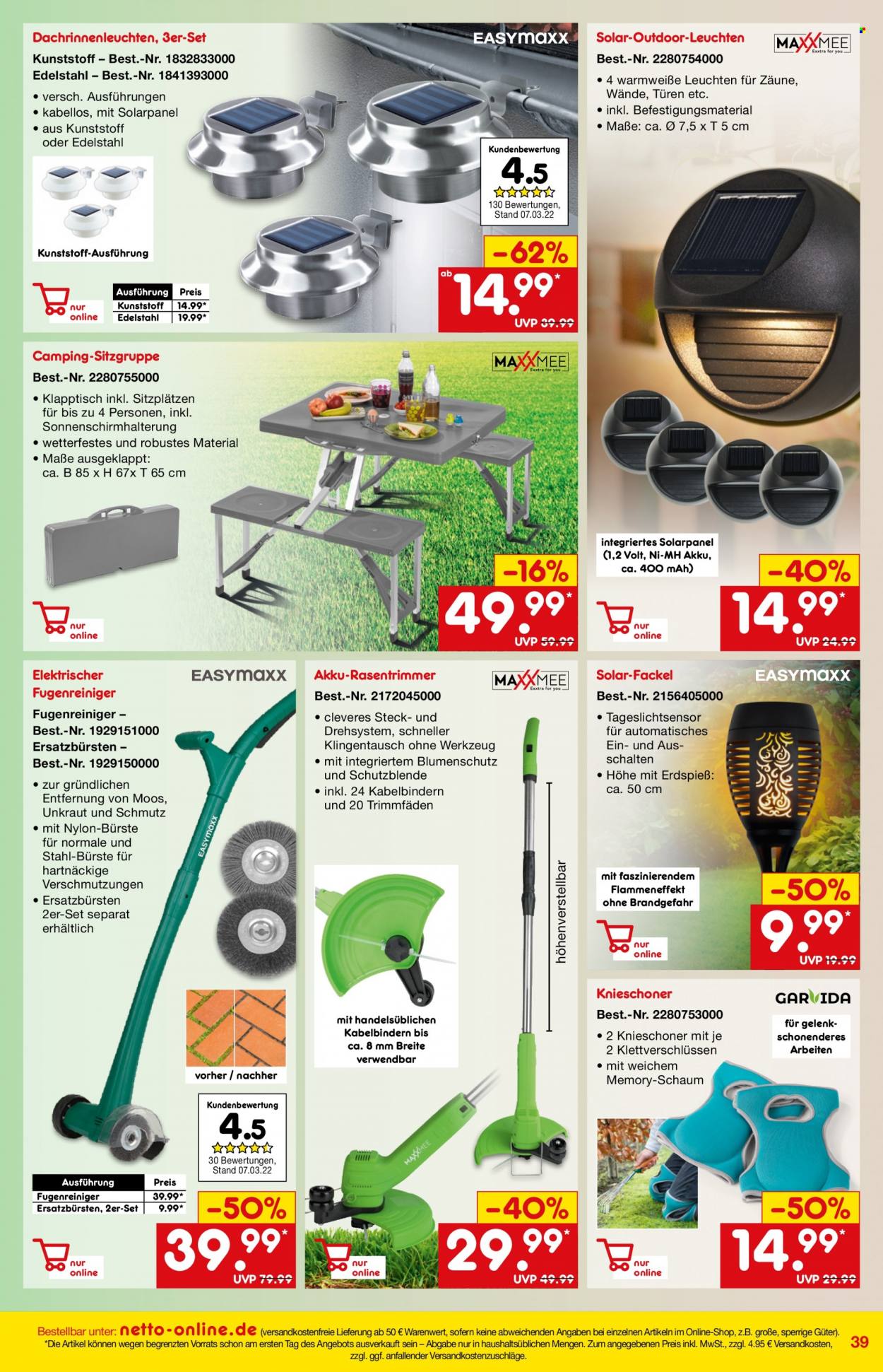 Netto Marken-Discount Prospekte  - 1.04.2022 - 30.04.2022. Seite 39