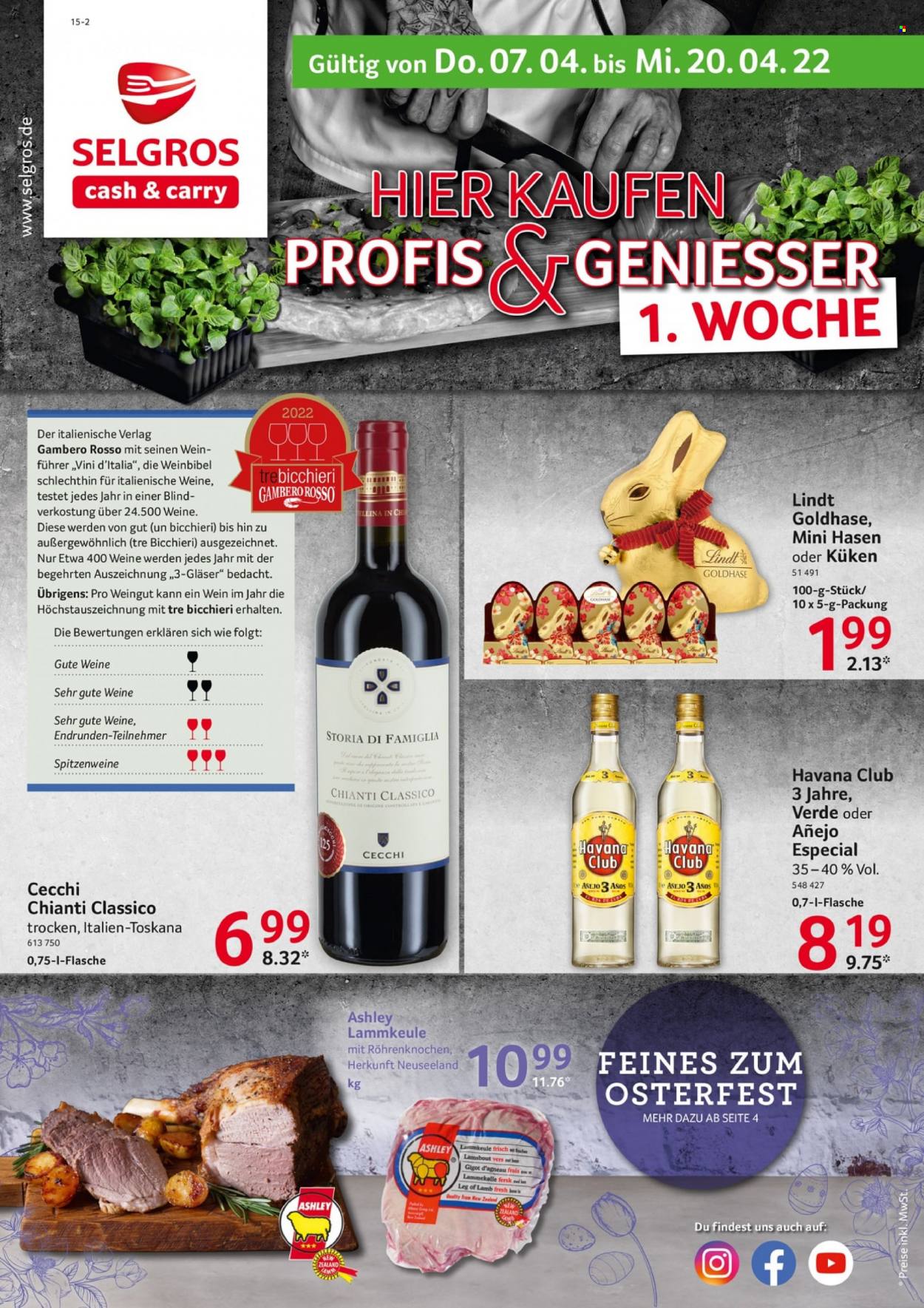 Selgros Prospekte  - 7.04.2022 - 20.04.2022. Seite 1