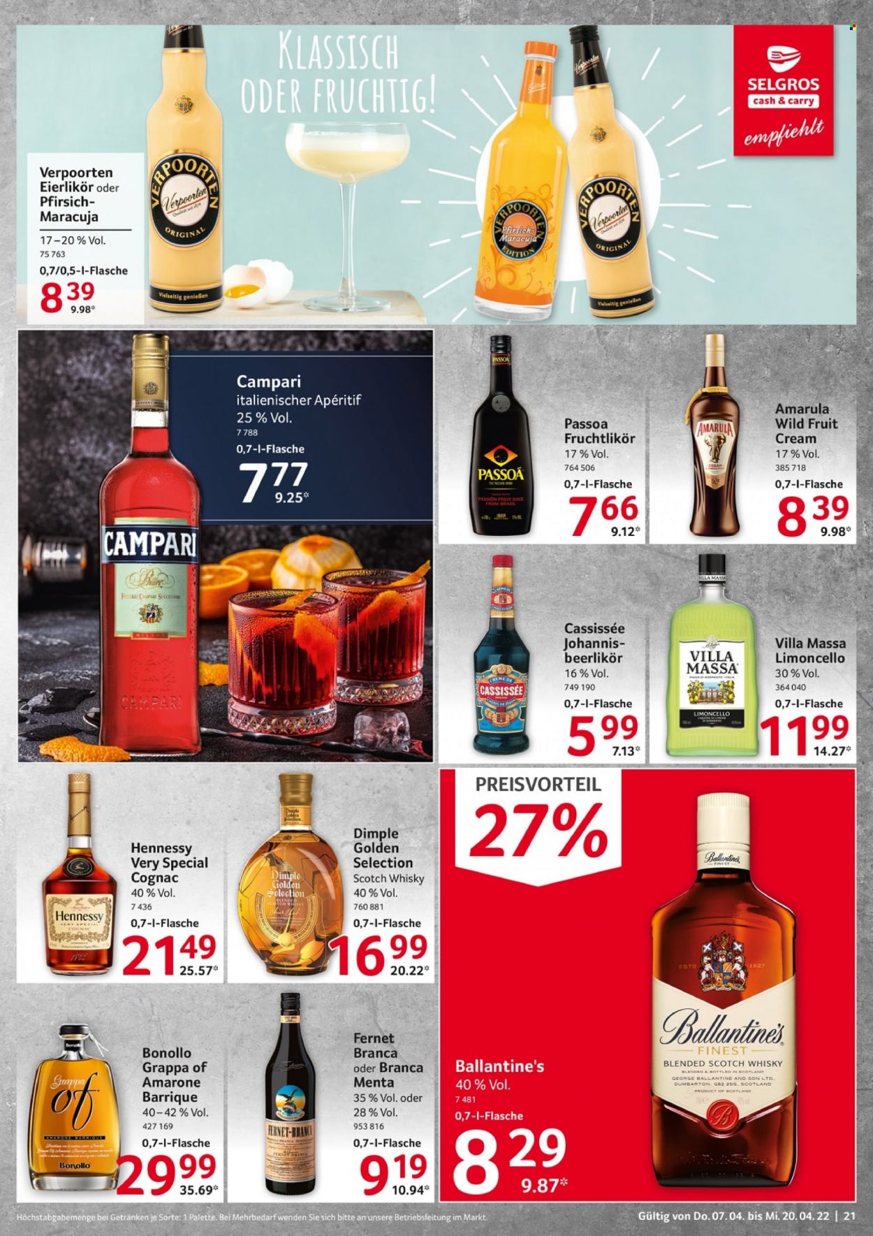 Selgros Prospekte  - 7.04.2022 - 20.04.2022. Seite 21
