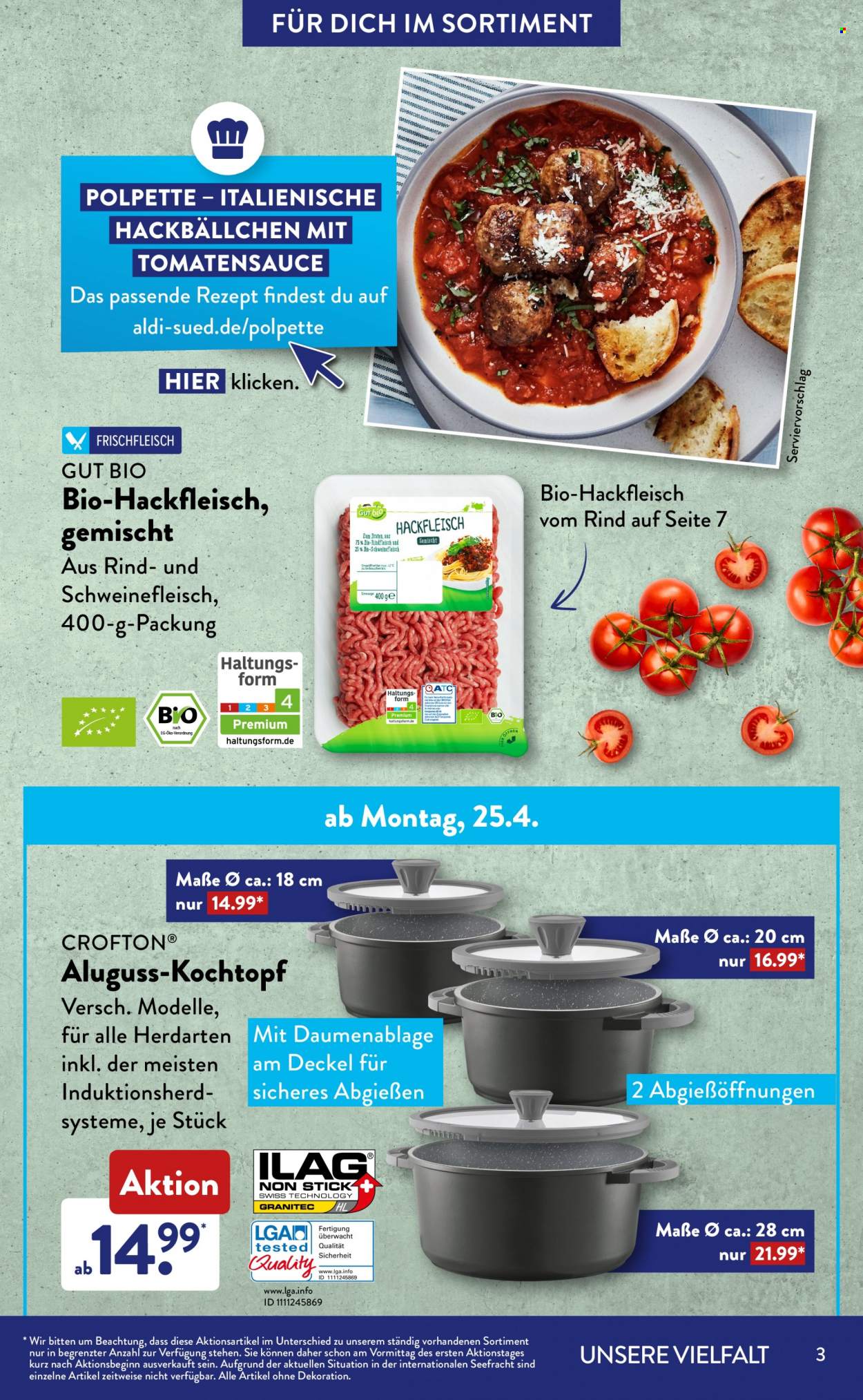 ALDI SÜD Prospekte  - 1.04.2022 - 30.04.2022. Seite 3
