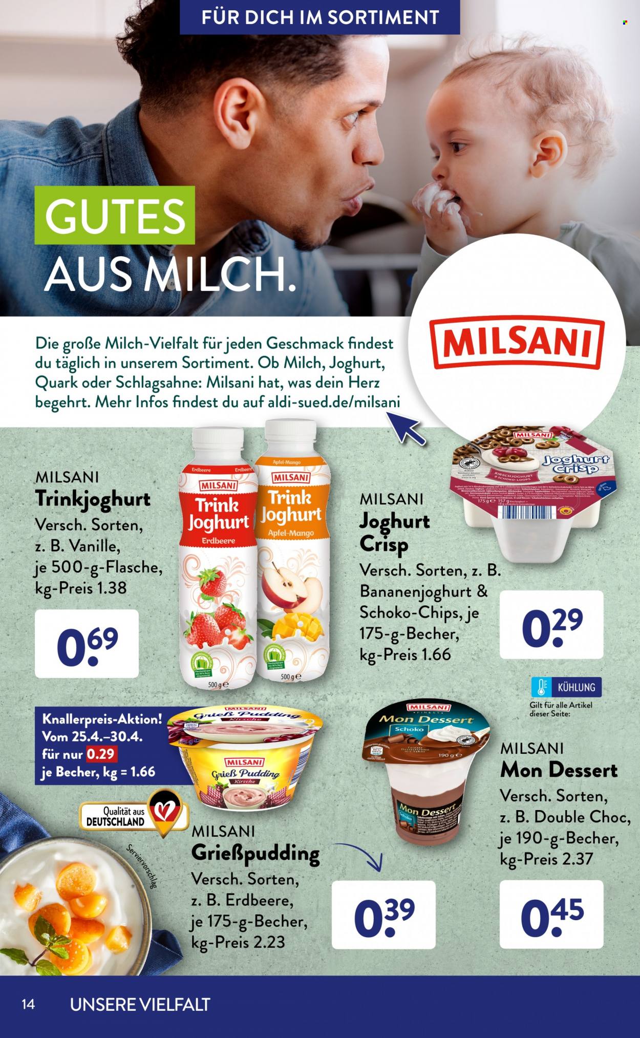 ALDI SÜD Prospekte  - 1.04.2022 - 30.04.2022. Seite 14