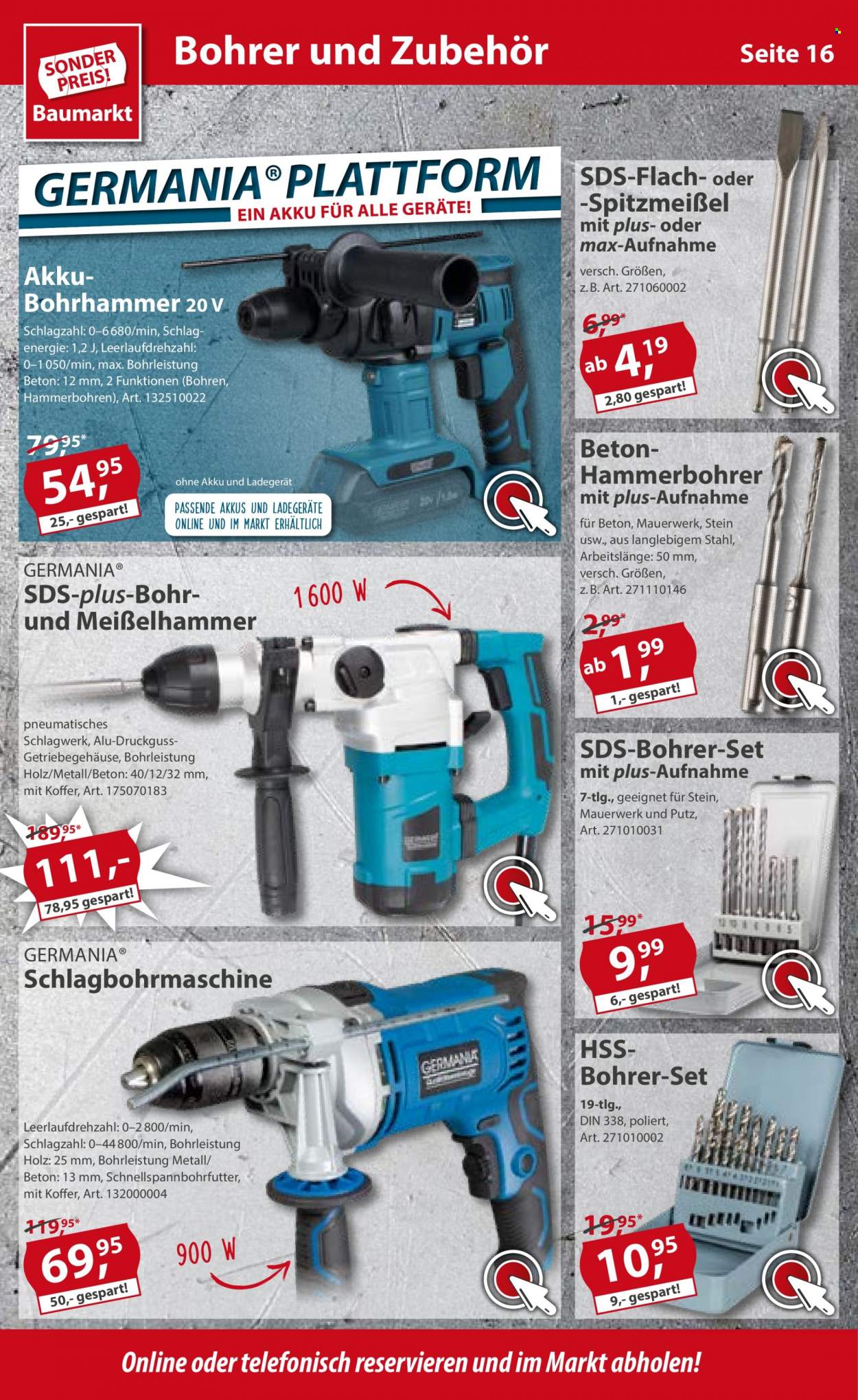 Sonderpreis-Baumarkt Prospekte  - 9.04.2022 - 15.04.2022. Seite 16
