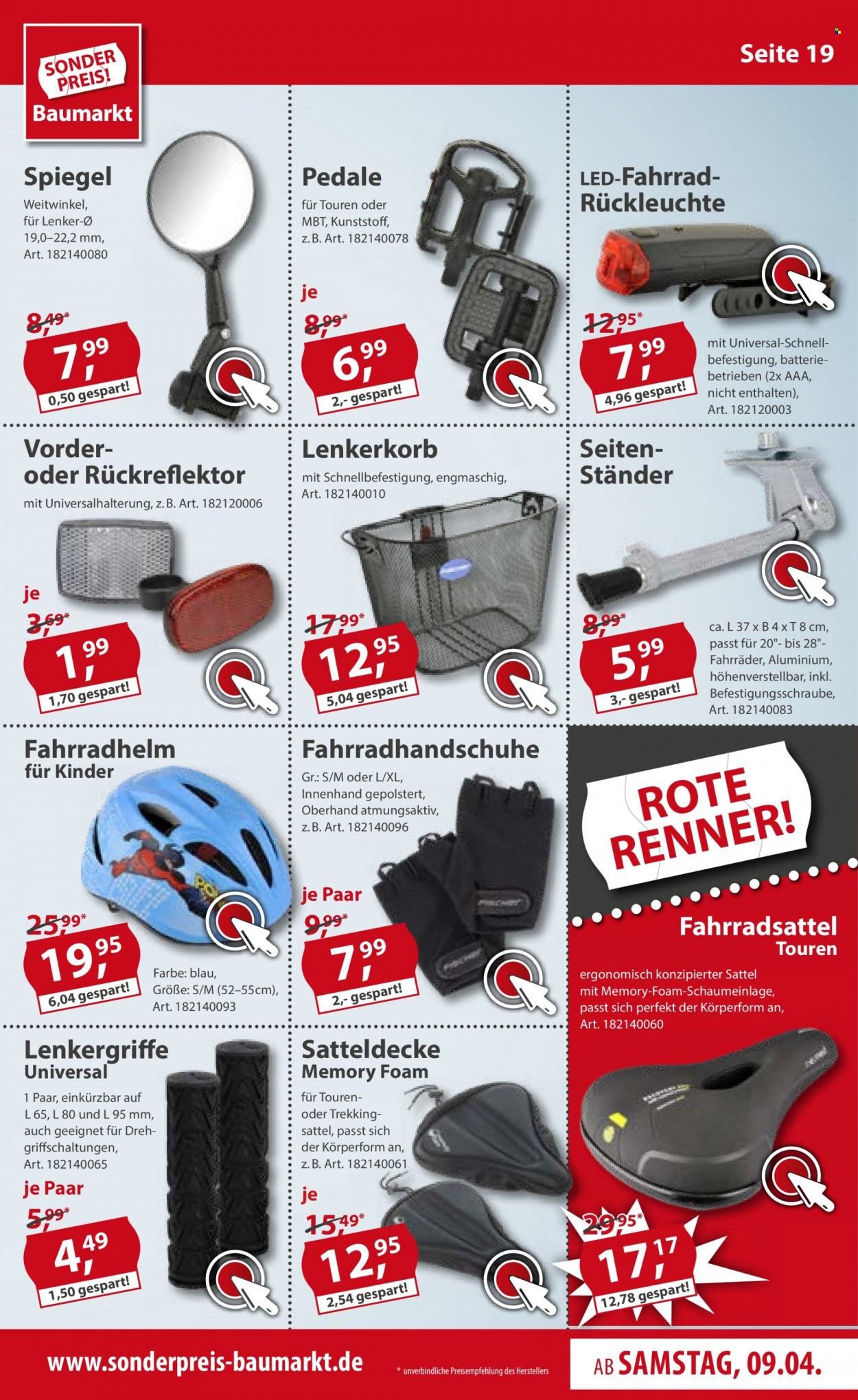Sonderpreis-Baumarkt Prospekte  - 9.04.2022 - 15.04.2022. Seite 19