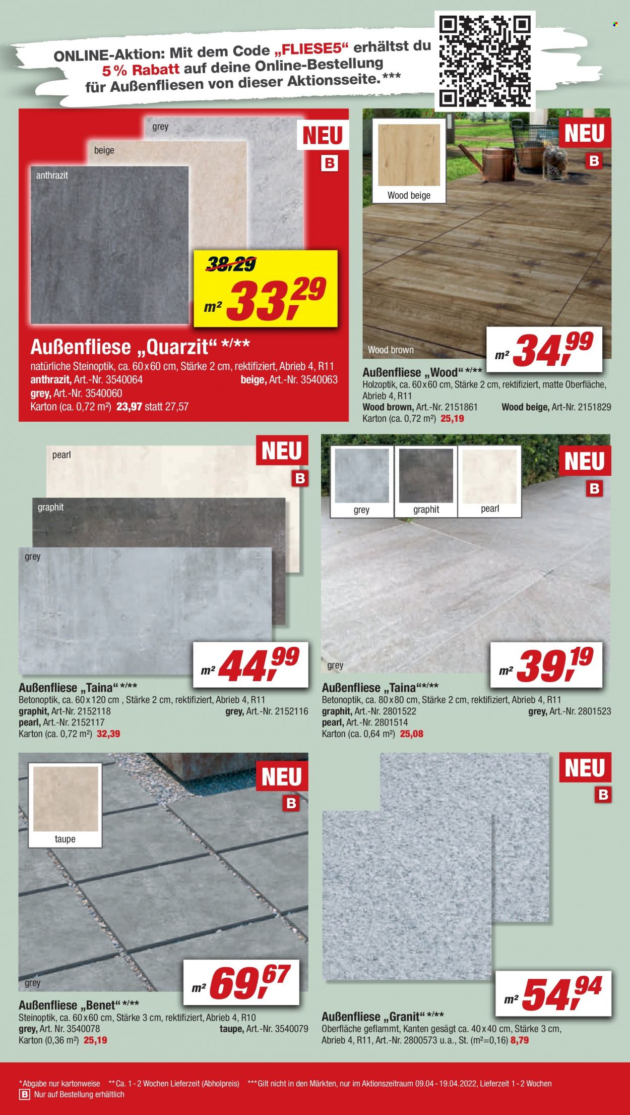 toom Baumarkt Prospekte  - 9.04.2022 - 15.04.2022. Seite 12