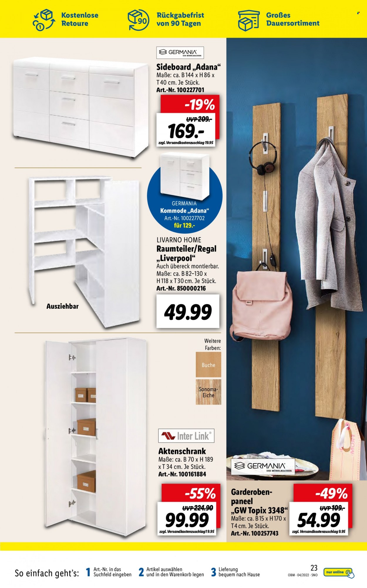 Lidl Prospekte  - 1.04.2022 - 30.04.2022. Seite 23