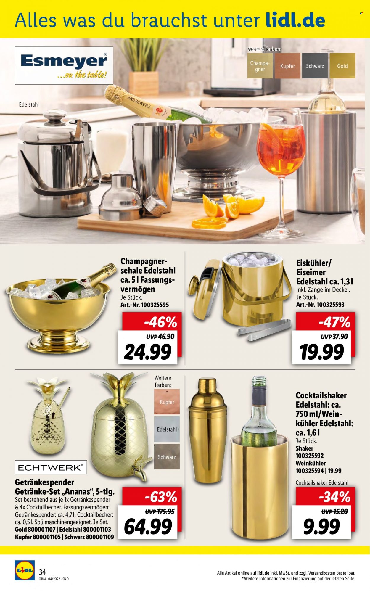 Lidl Prospekte  - 1.04.2022 - 30.04.2022. Seite 34