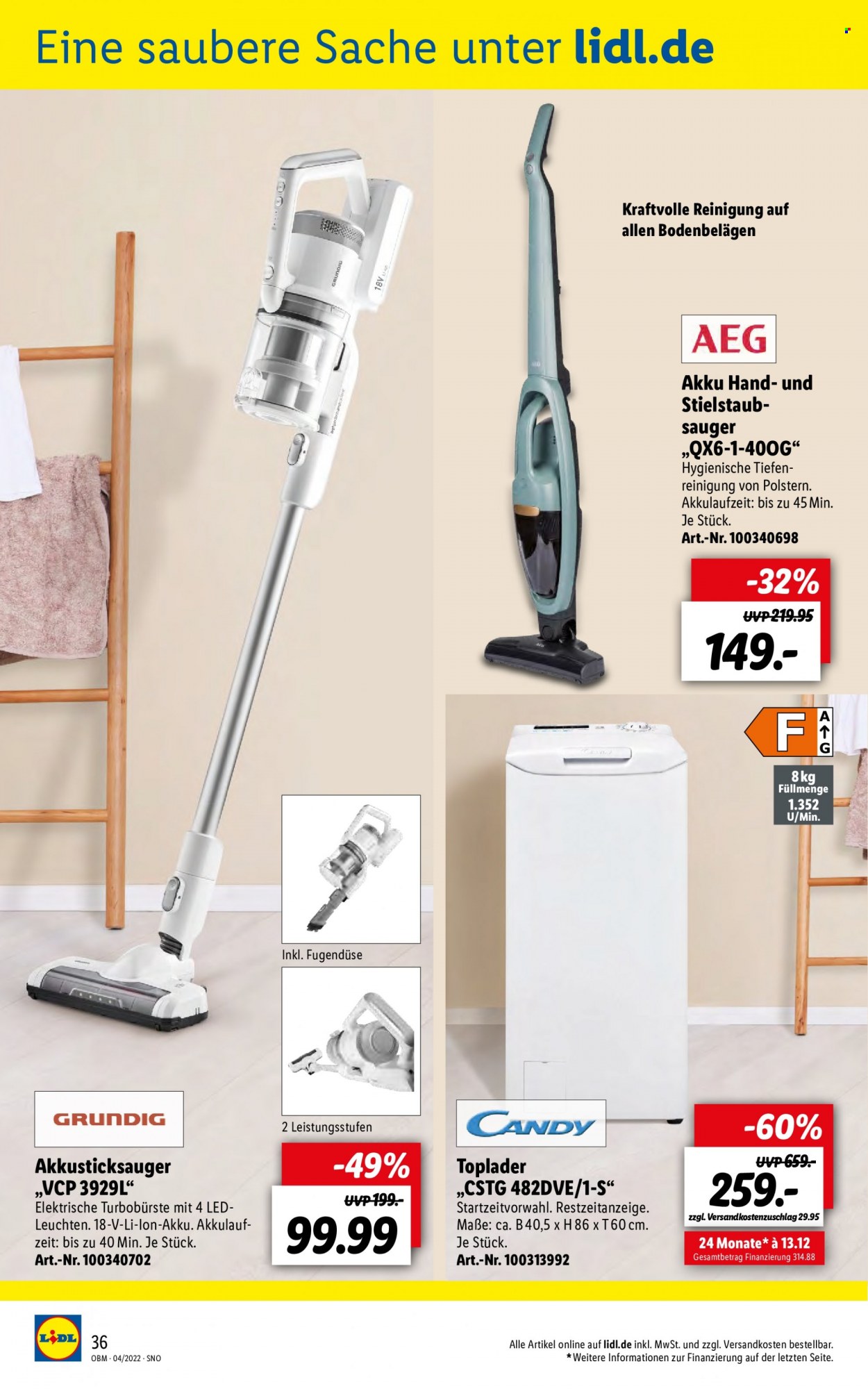 Lidl Prospekte  - 1.04.2022 - 30.04.2022. Seite 36