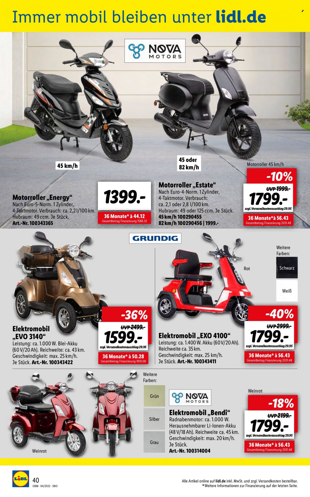 Lidl Prospekte  - 1.04.2022 - 30.04.2022. Seite 40