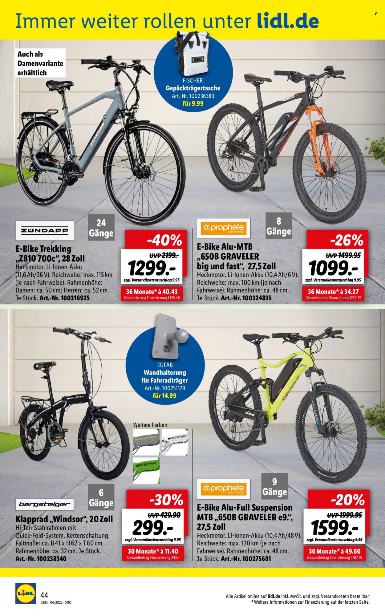 Lidl Prospekte  - 1.04.2022 - 30.04.2022. Seite 44