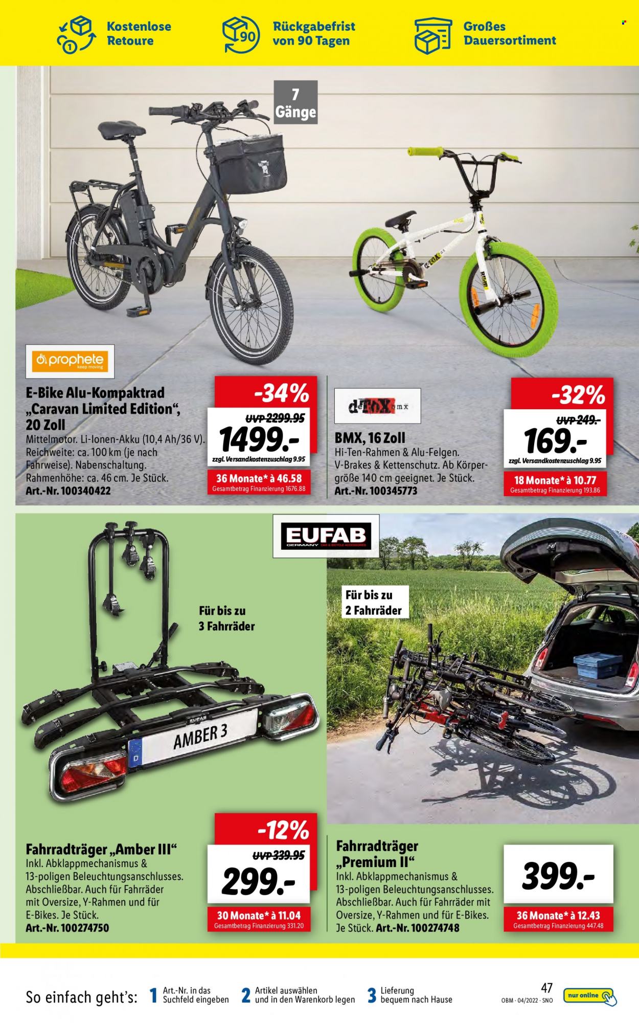 Lidl Prospekte  - 1.04.2022 - 30.04.2022. Seite 47