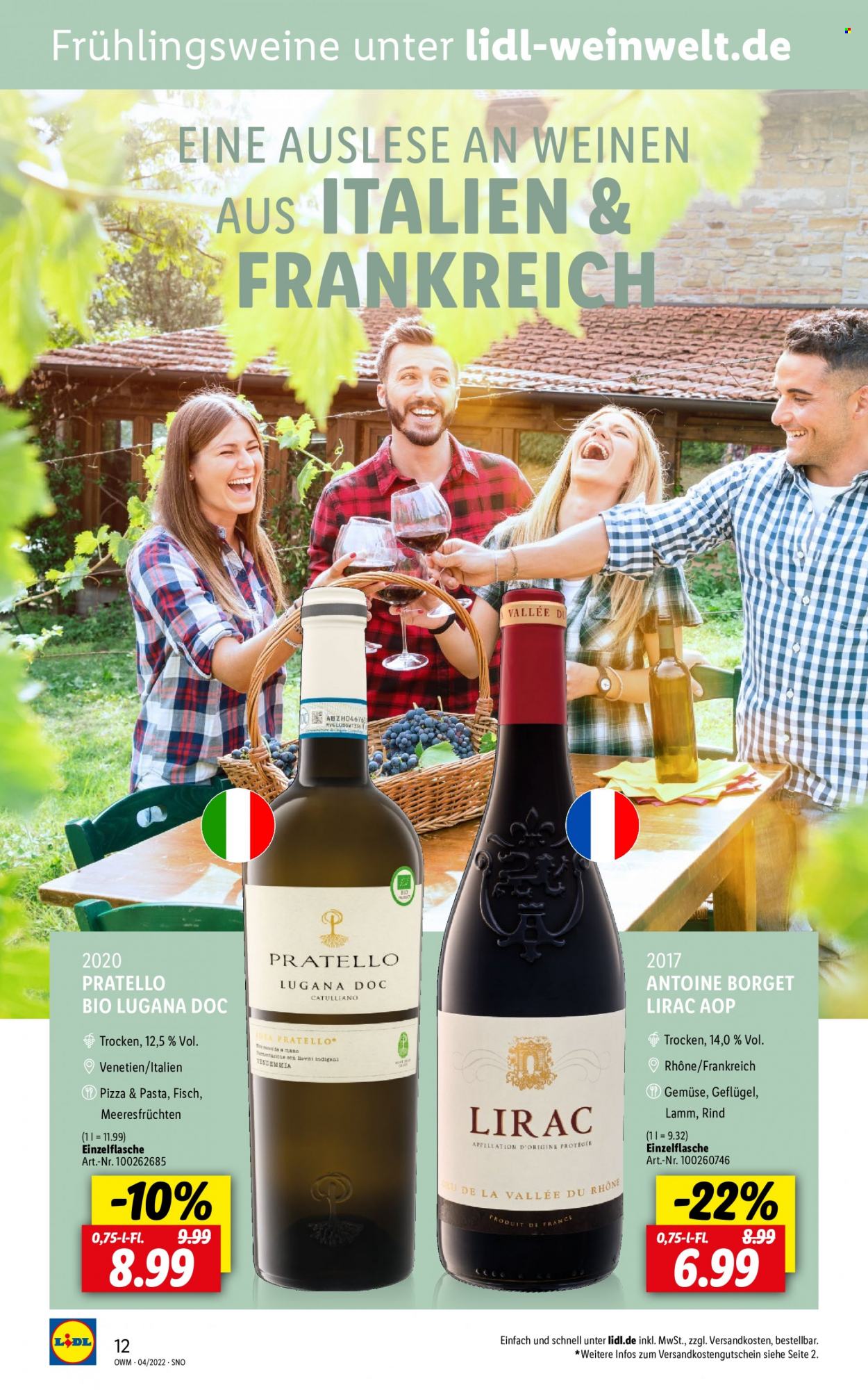 Lidl Prospekte  - 31.03.2022 - 30.04.2022. Seite 12