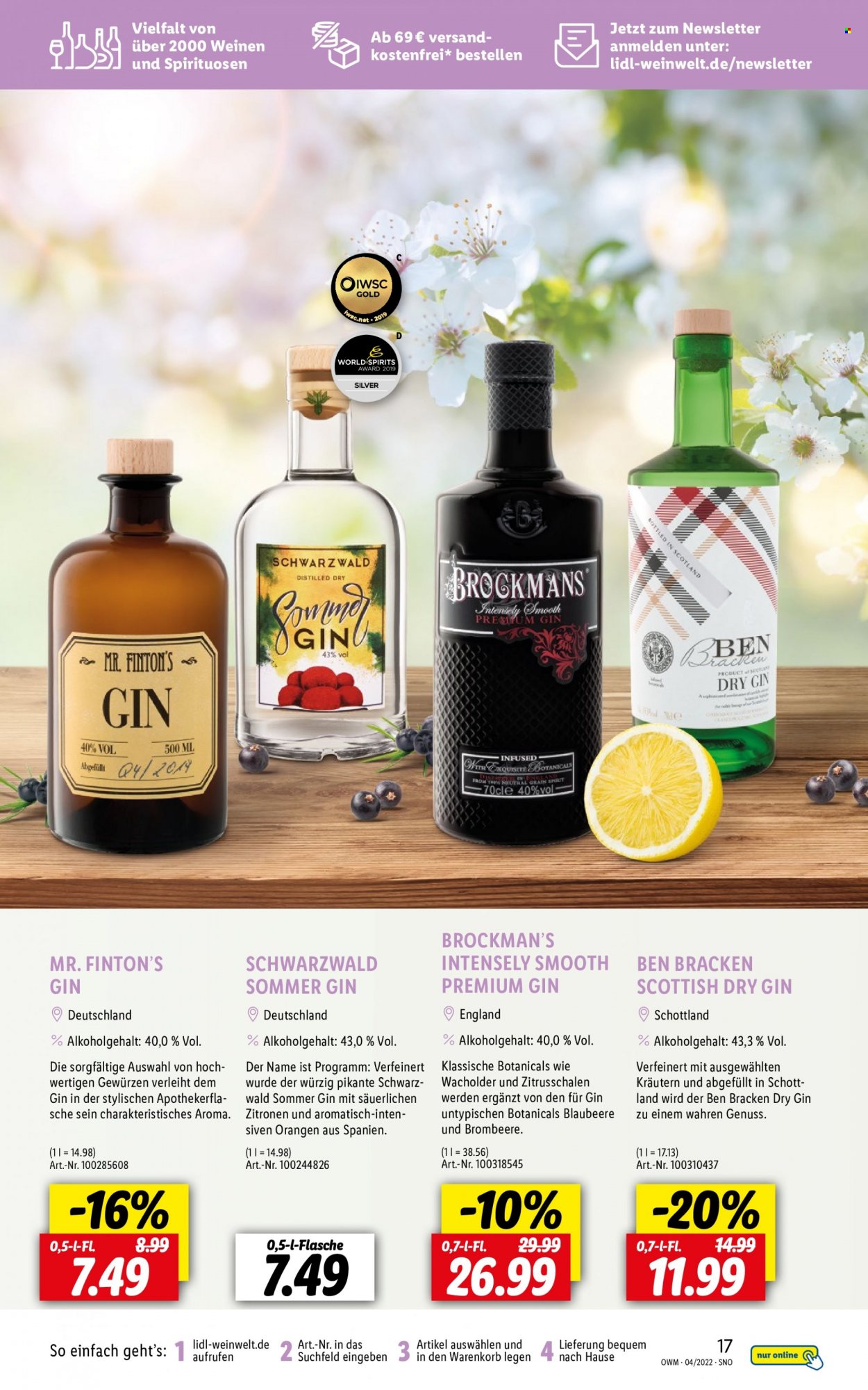 Lidl Prospekte  - 31.03.2022 - 30.04.2022. Seite 17